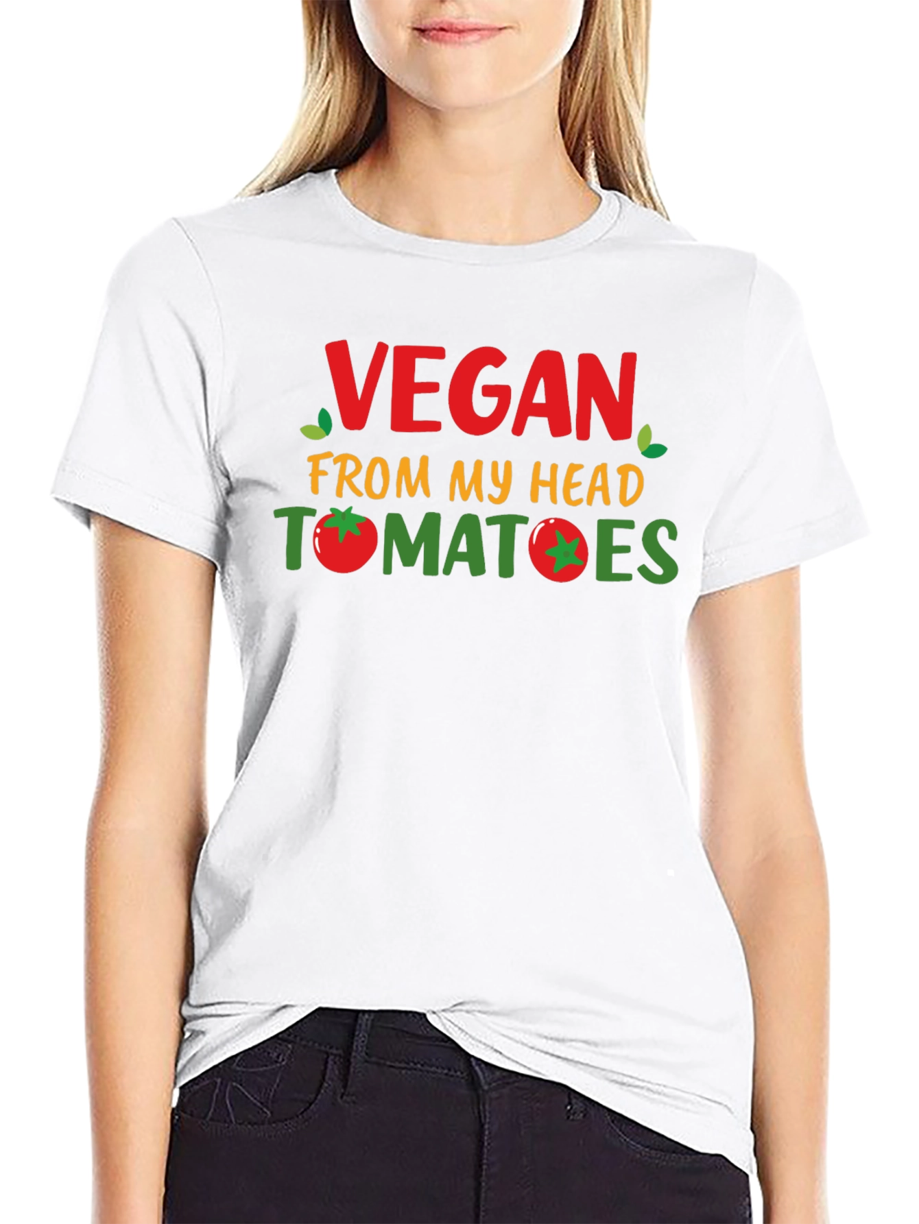 Vegan Tomato Graphic T-Shirt