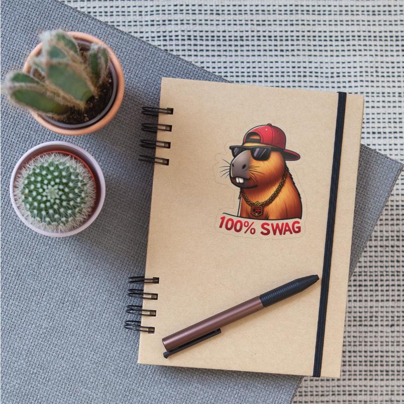 100% Swag Capybara - Cool Capybara with Sunglasses