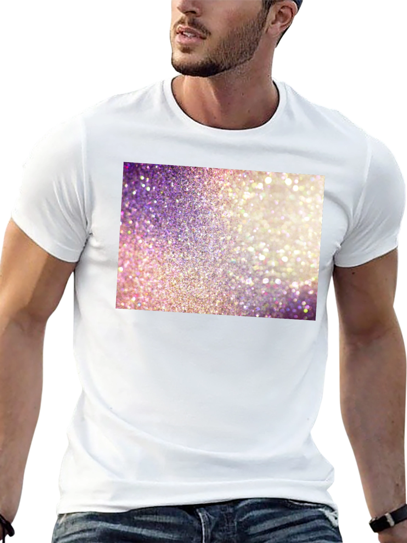 Sparkle Glitter Graphic Tee