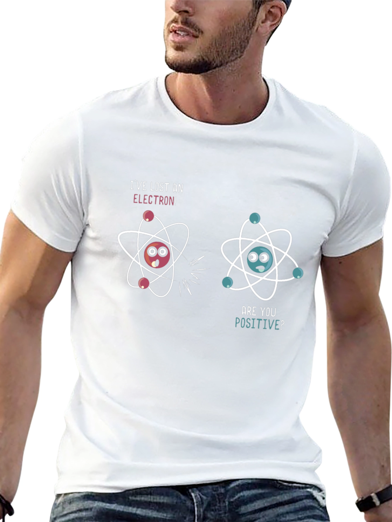 Funny Science Pun T-Shirt: Lost Electron