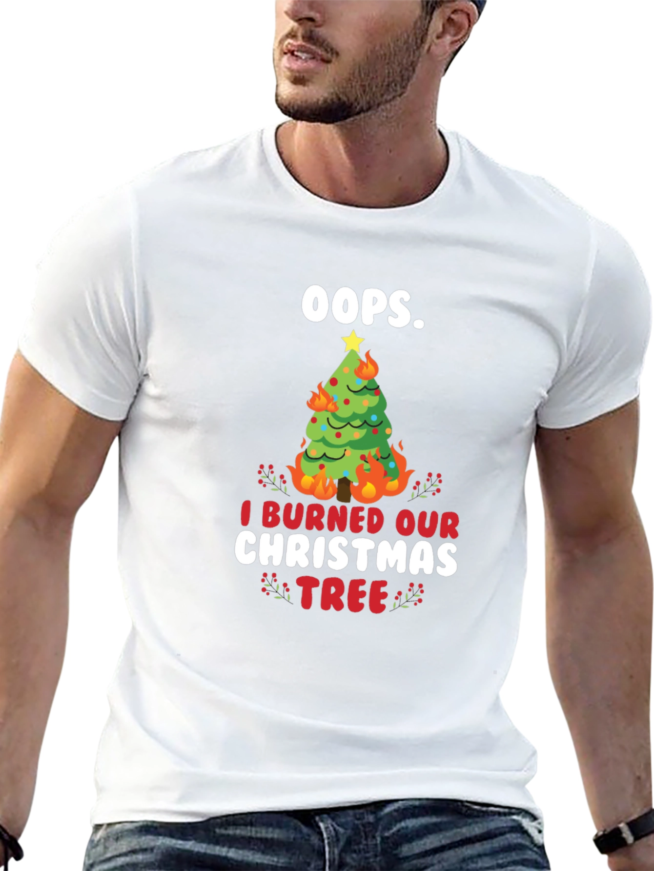 Oops! I Burned Our Christmas Tree T-Shirt