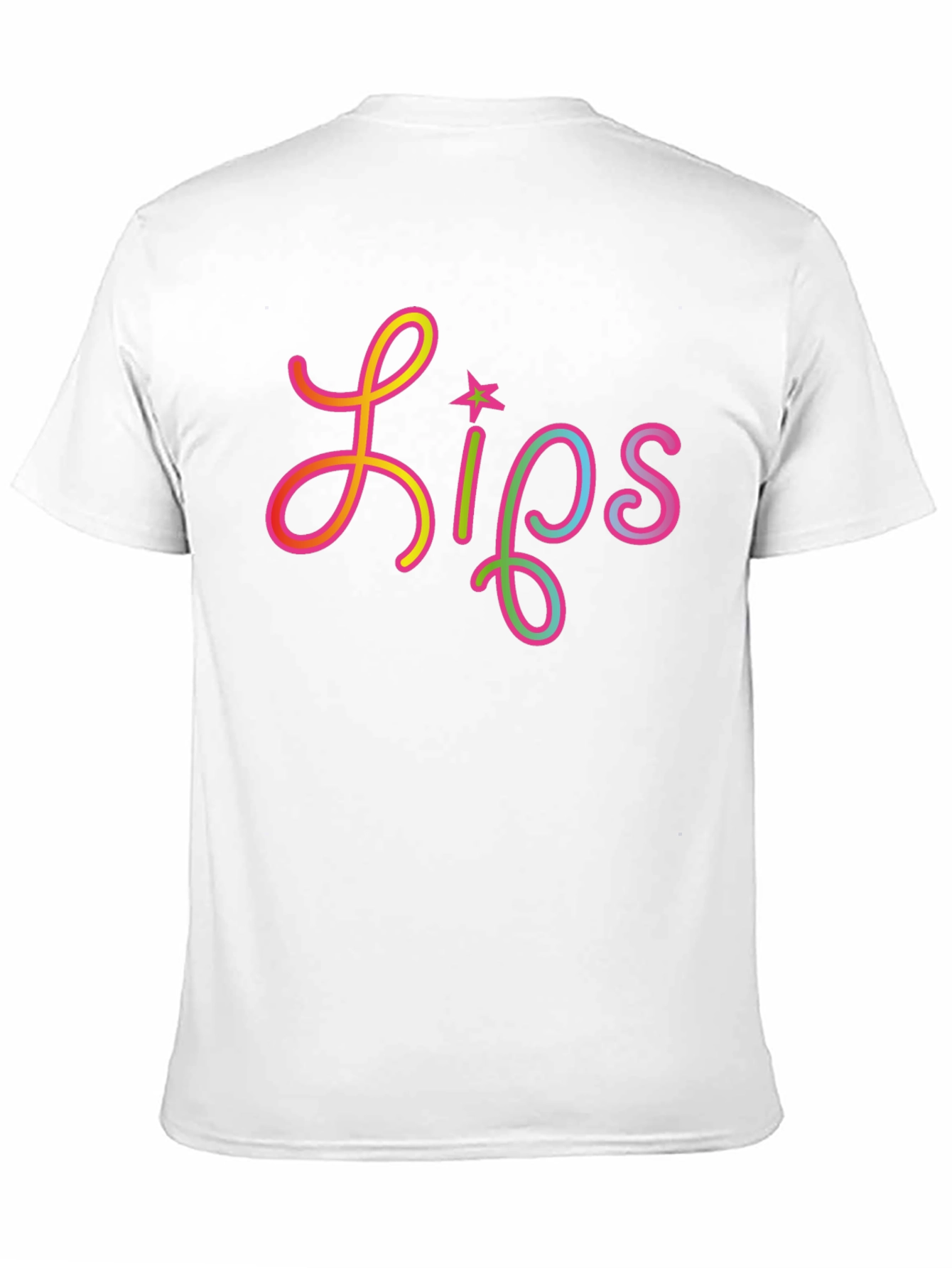 Lips Graphic Black Tee