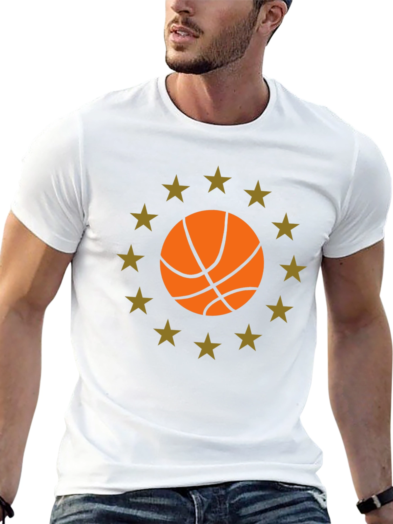 Basketball Star Graphic T-Shirt