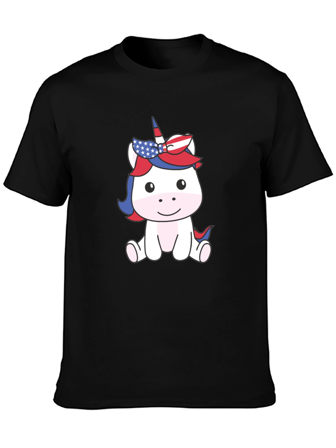 Patriotic Unicorn Graphic Tee