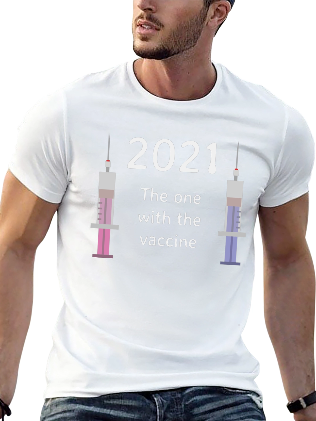 2021 Vaccine T-Shirt - The One With The Vaccine