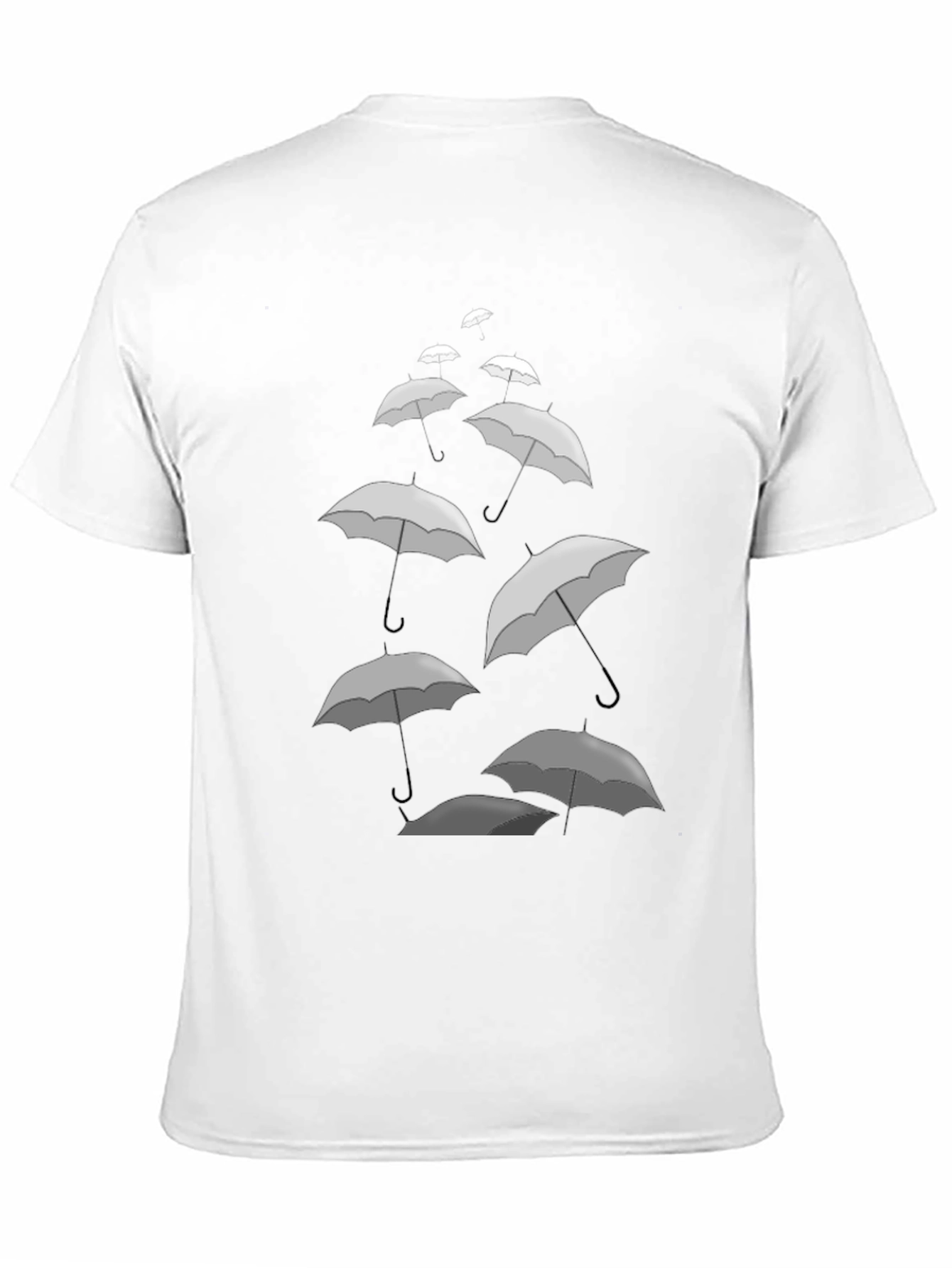 Umbrella Cascade Graphic Tee - Stylish Comfort