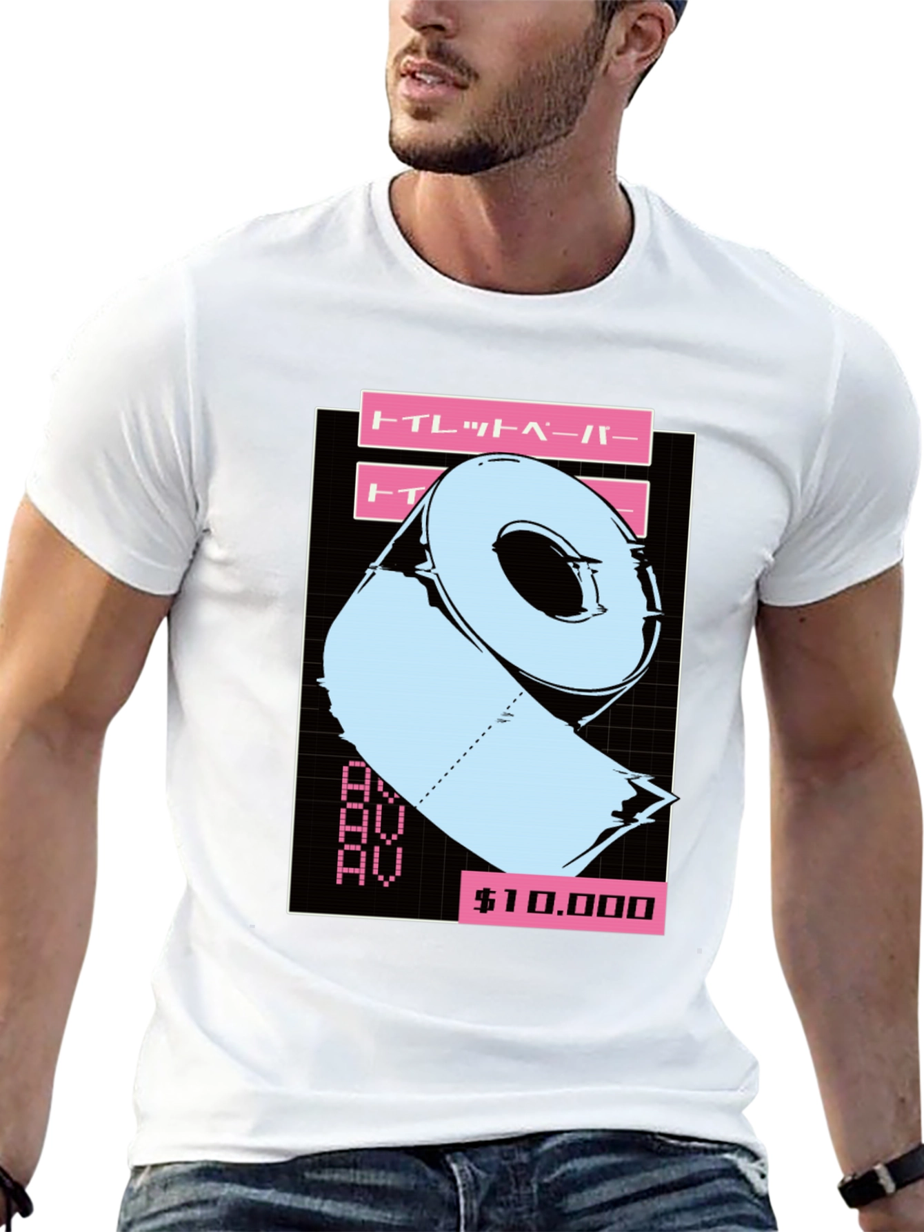 Aesthetic Toilet Paper Graphic Tee