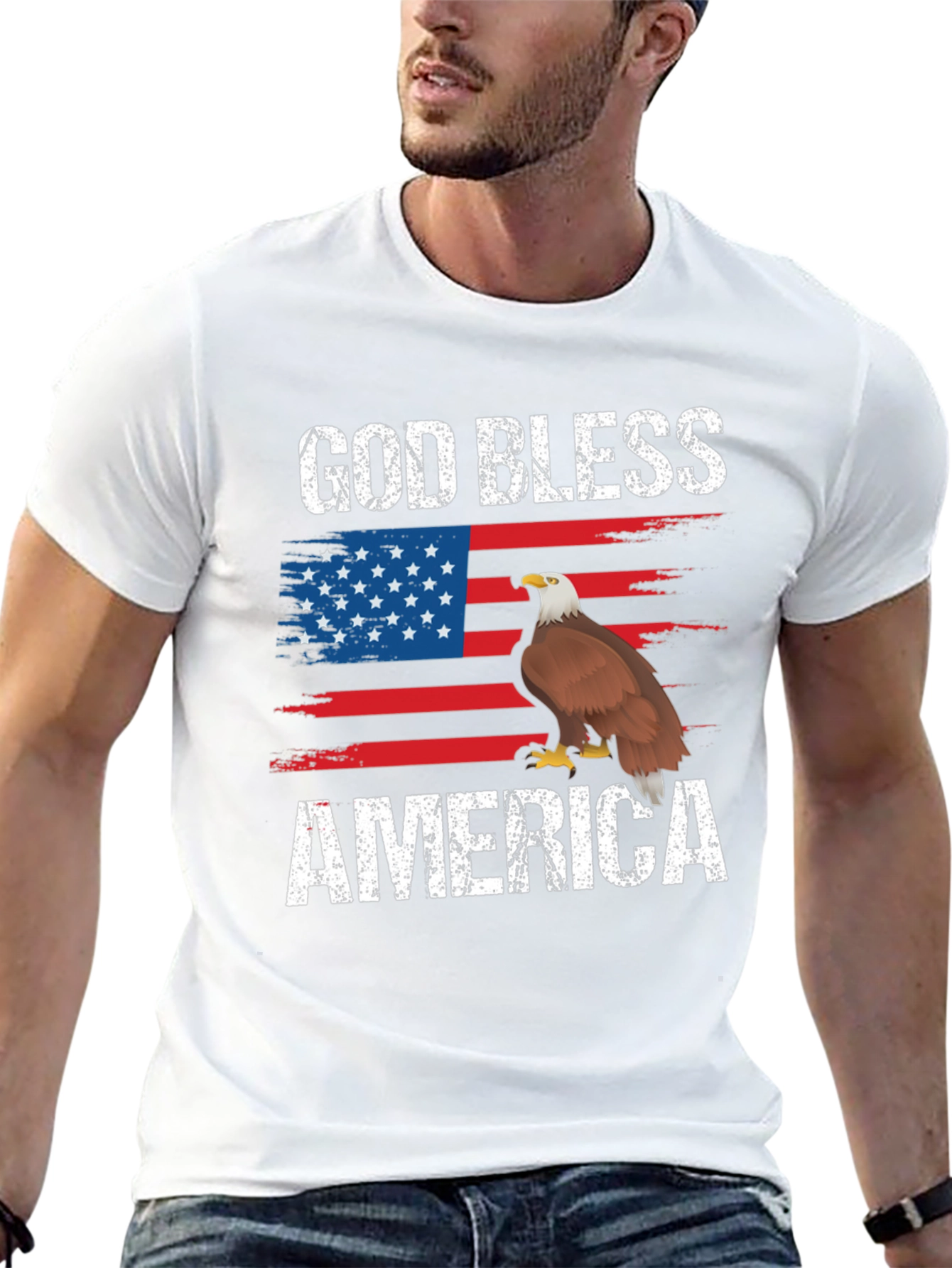 God Bless America Eagle T-Shirt