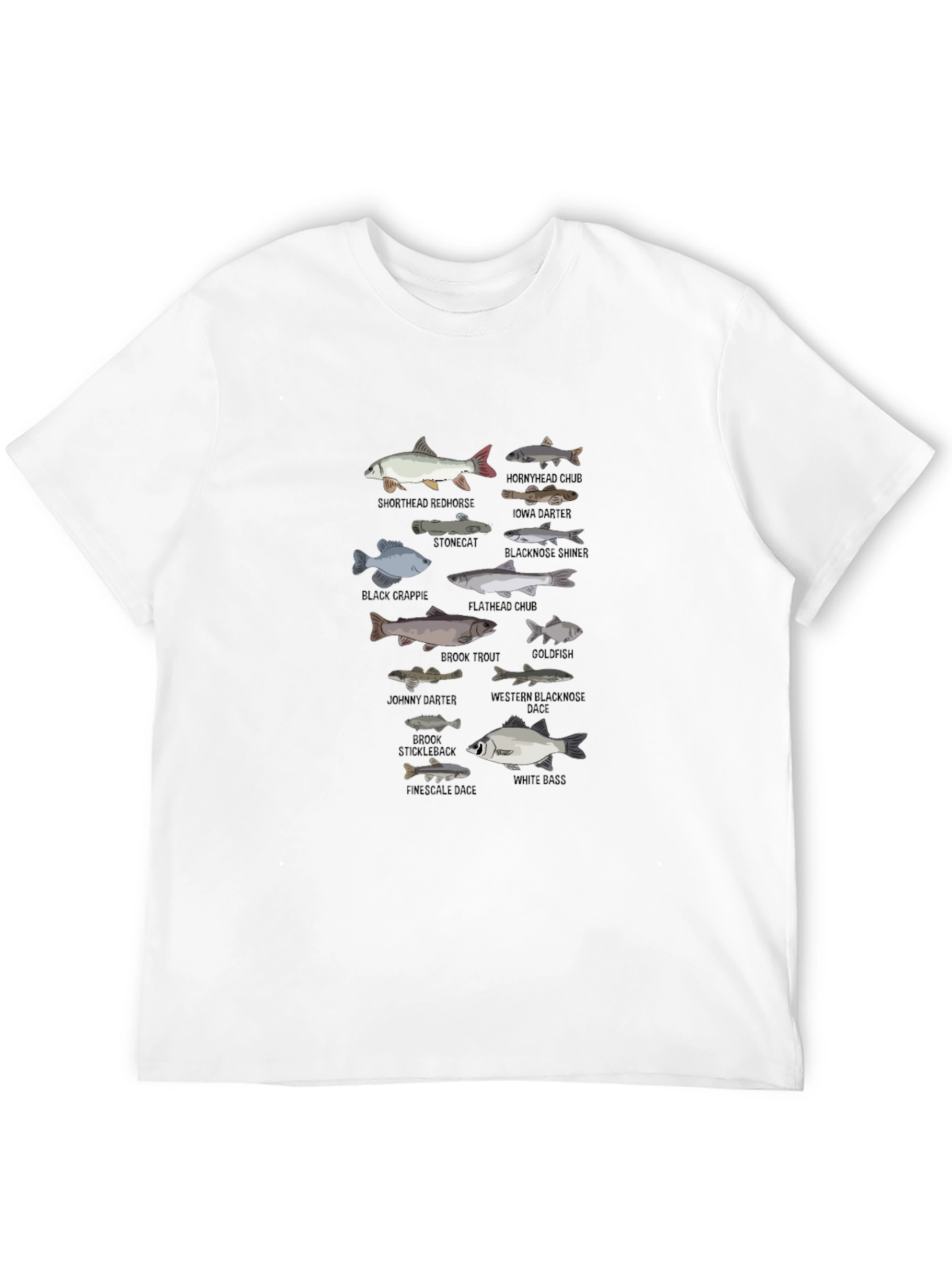 Fish Species Graphic T-Shirt
