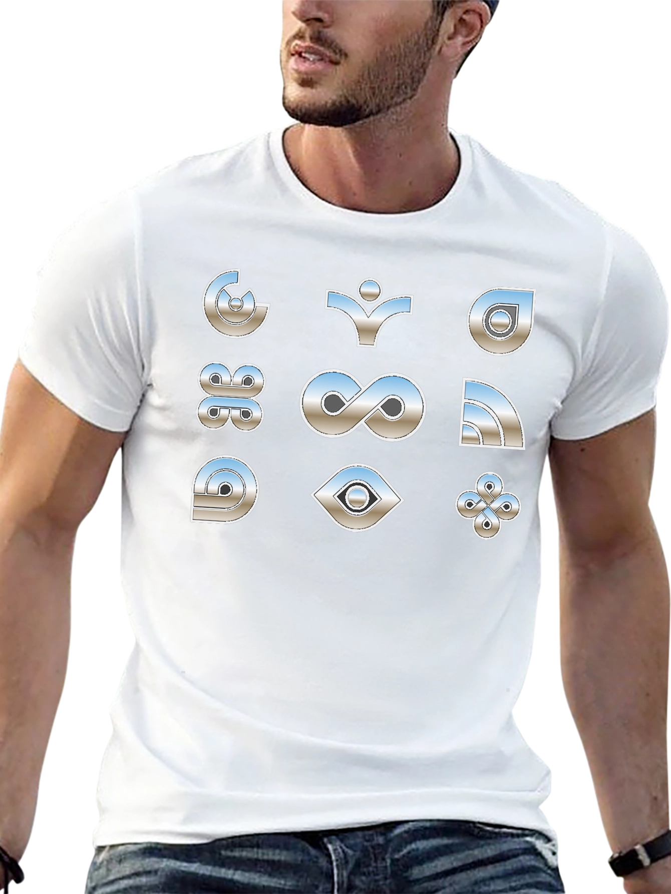 Abstract Graphic Tee - Modern Design