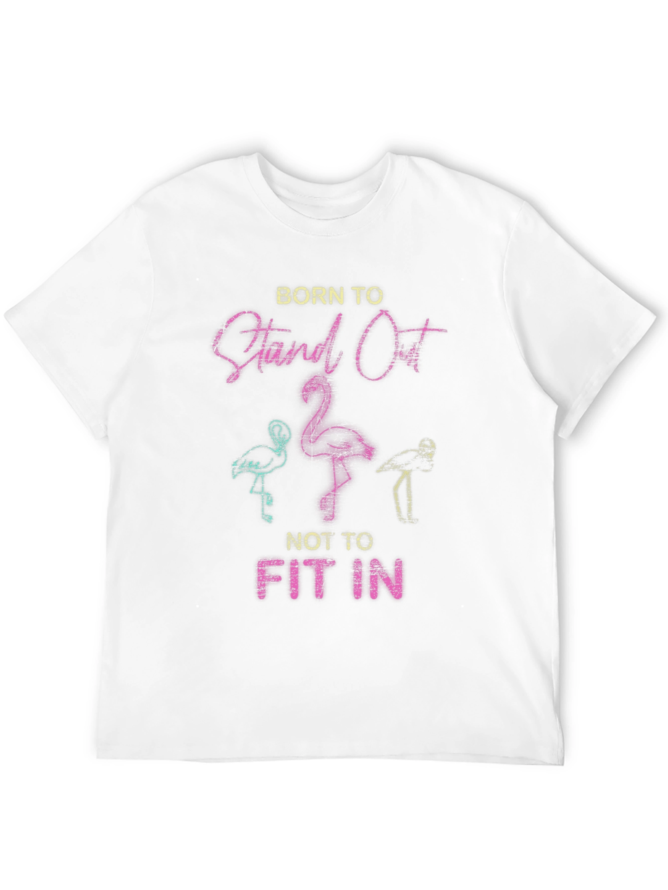 Born to Stand Out Flamingo Graphic Tee