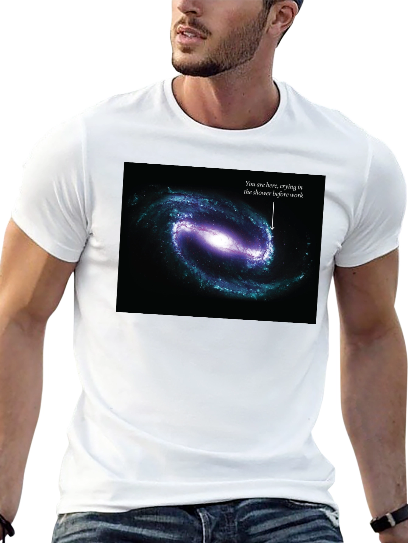 Galaxy Humor Tee - You Are Here