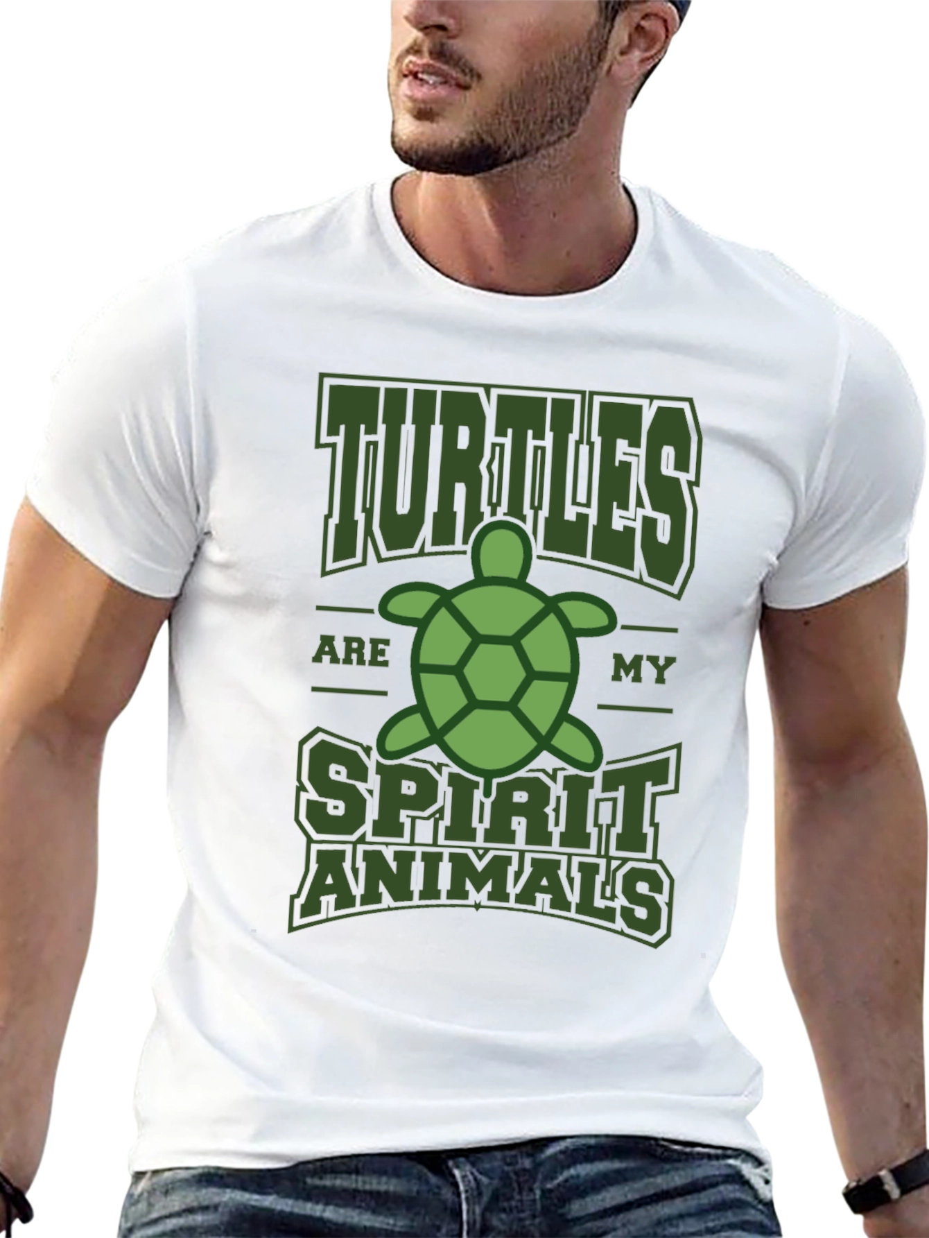Turtle Spirit Animal Graphic T-Shirt