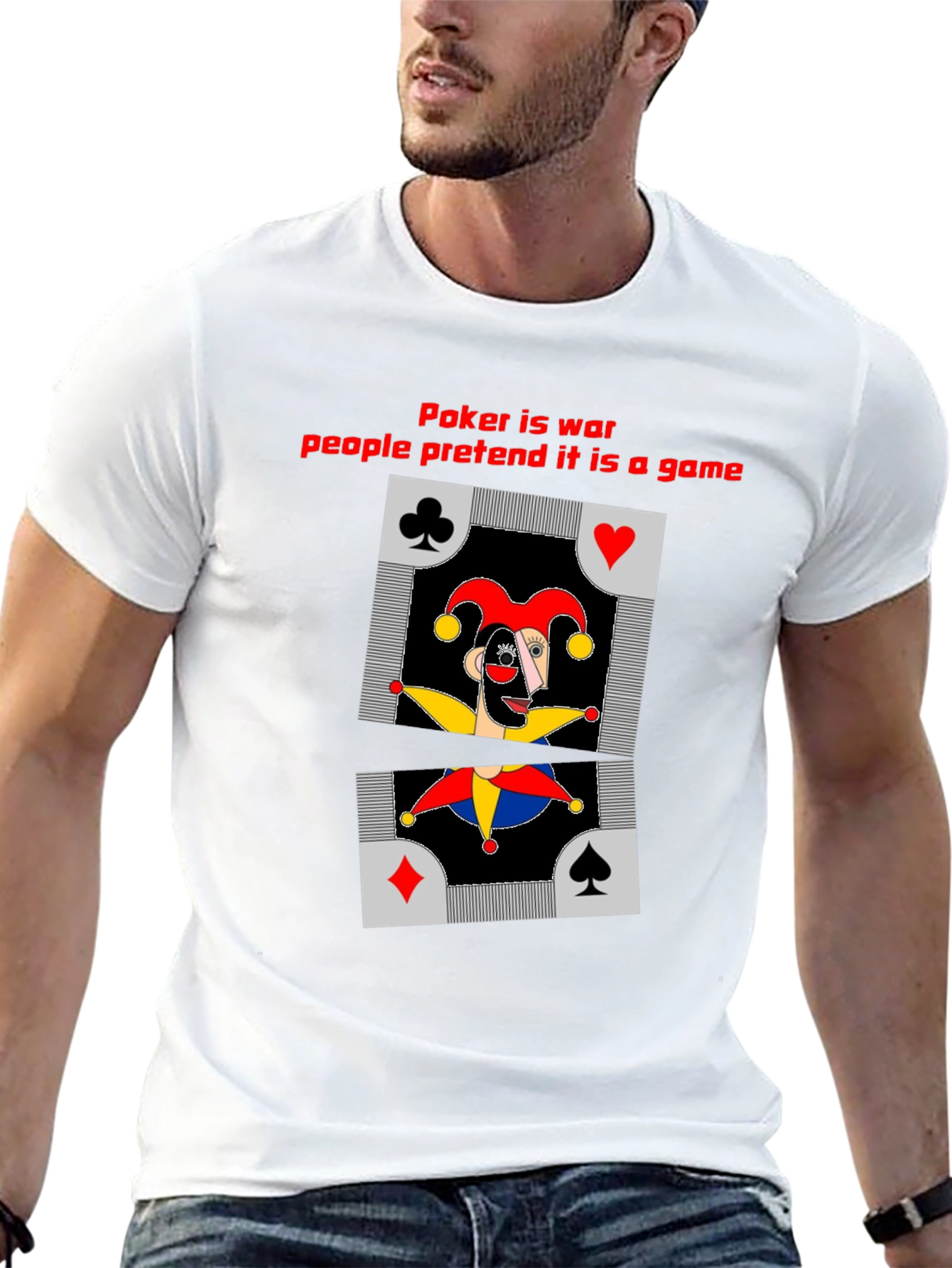 Poker is War Mens T-Shirt