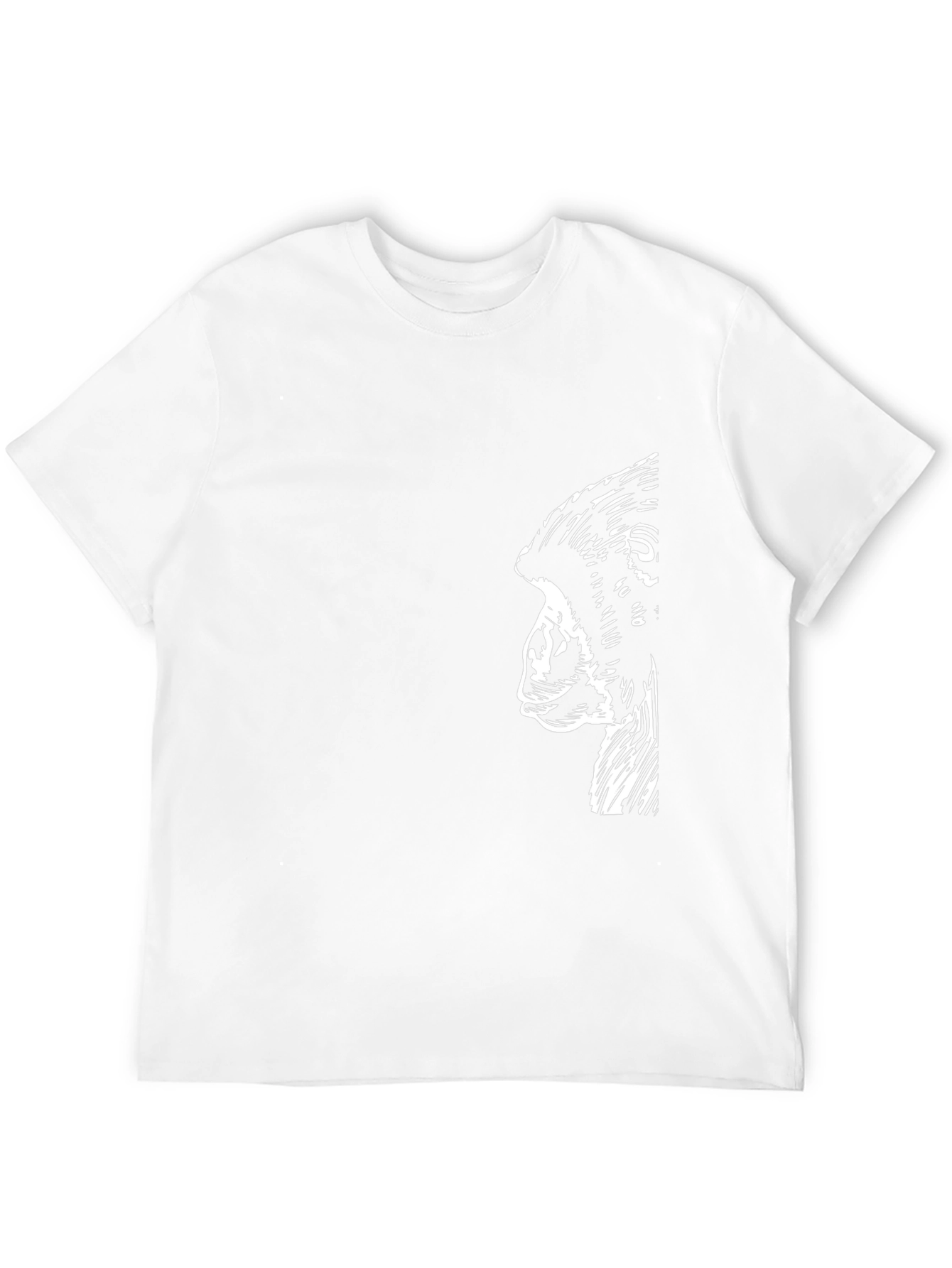 Gorilla Profile Graphic Tee - Mens Black T-Shirt