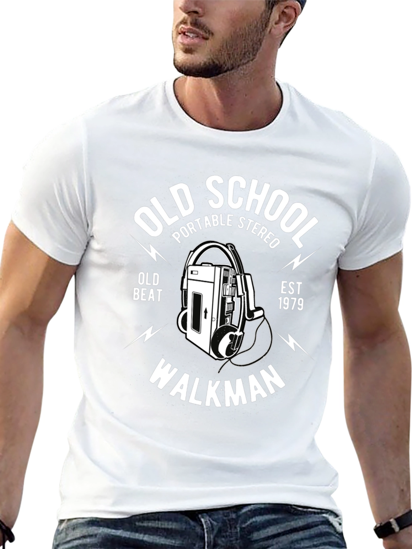 Retro Old School Walkman Graphic Tee