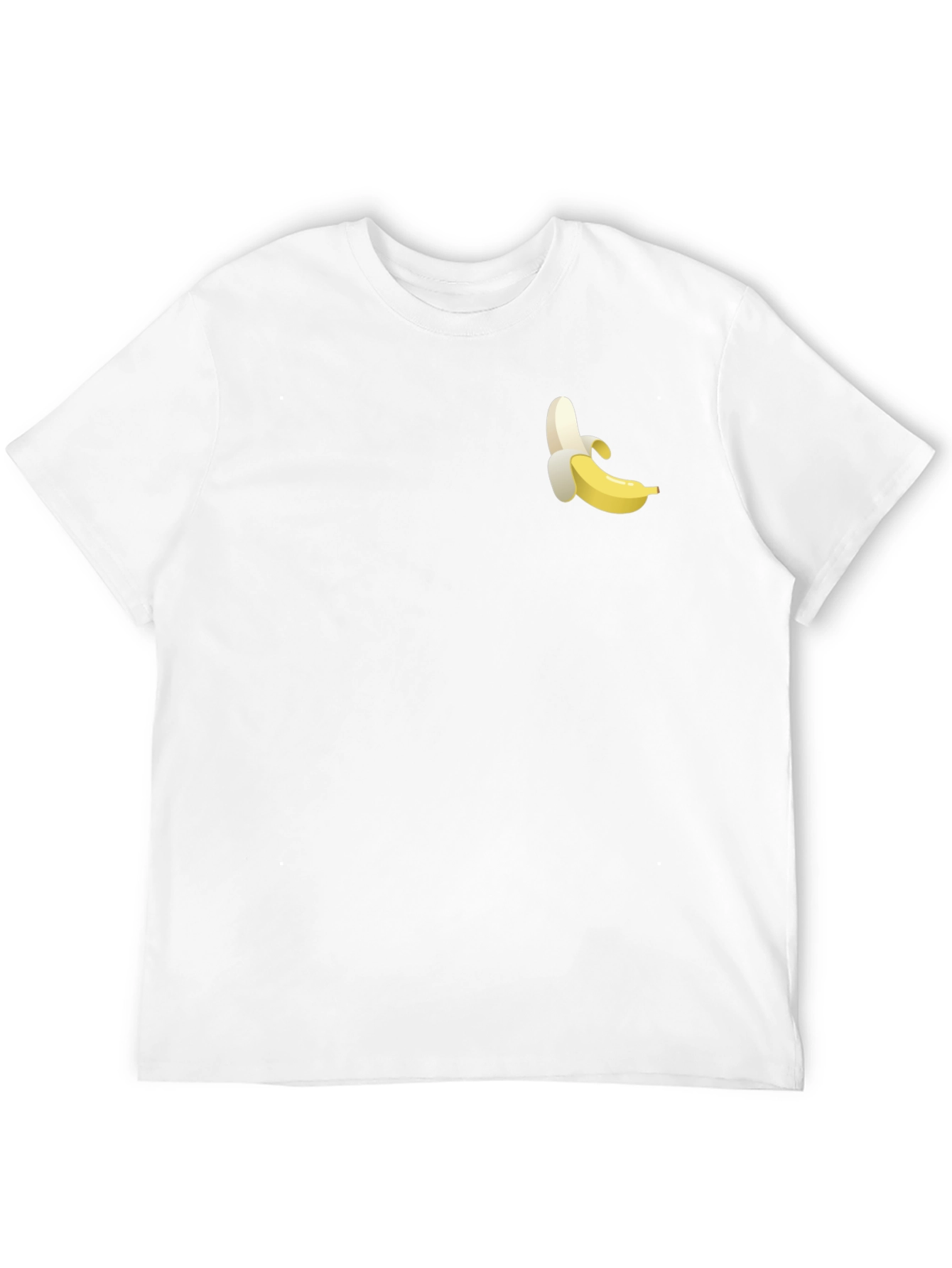 Banana Graphic Print Black T-Shirt