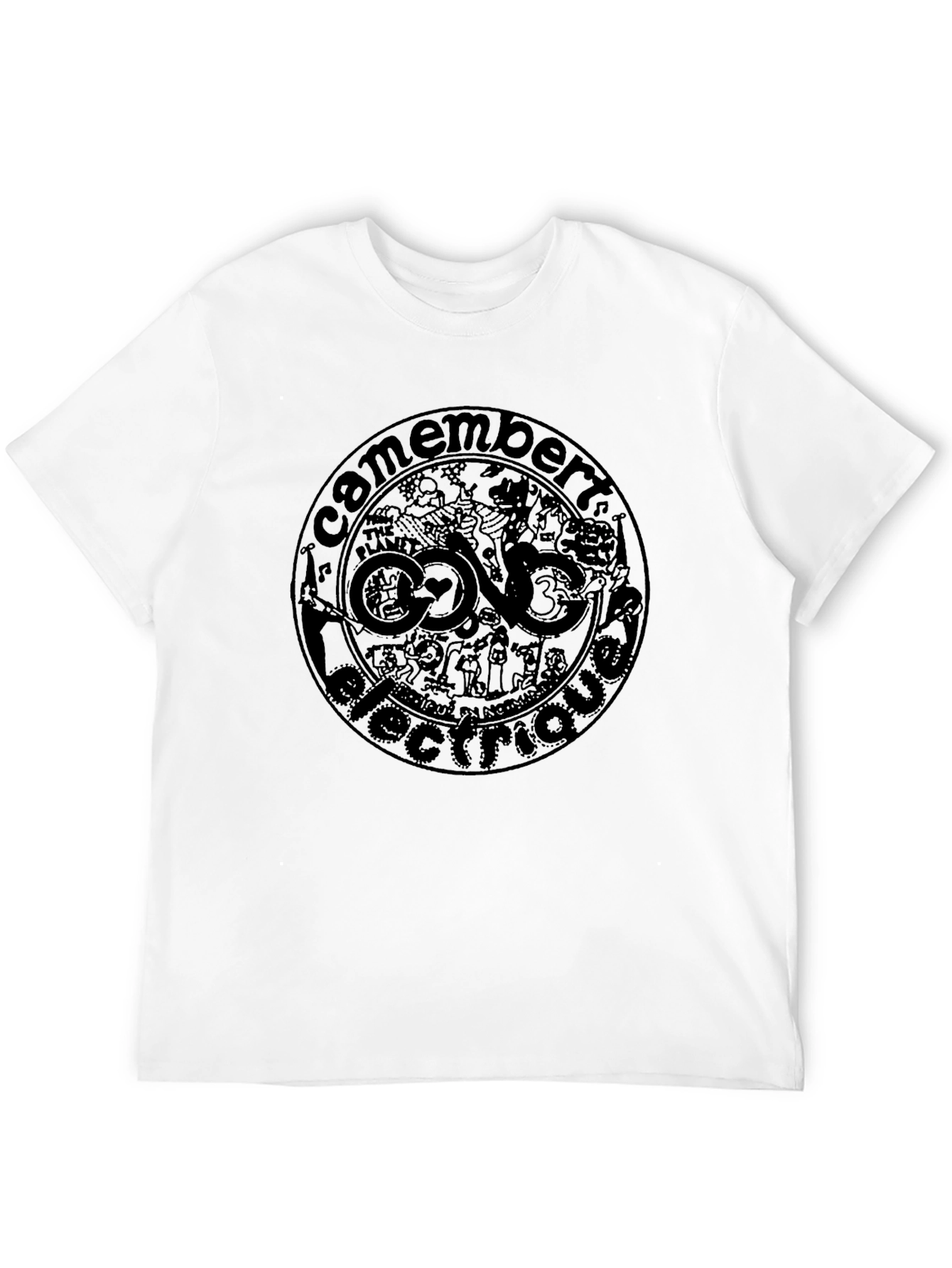 Camembert Electrique Black Graphic Tee