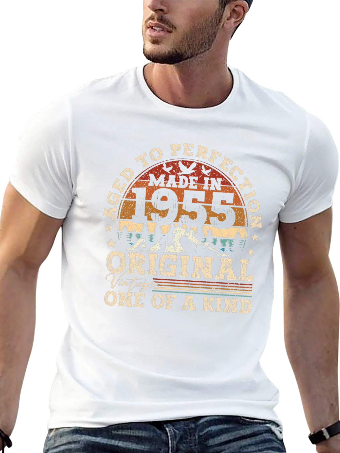 Aged To Perfection 1955 Birthday T-Shirt
