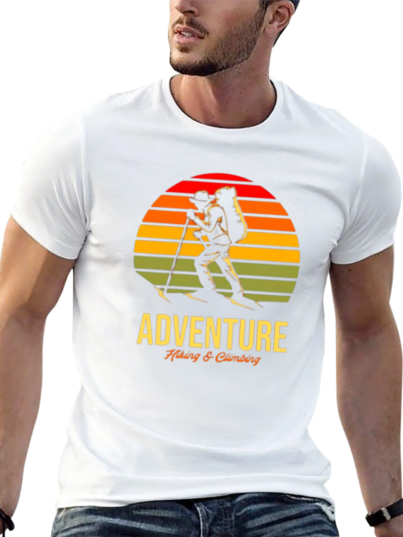 Adventure Hiking & Climbing Graphic T-Shirt