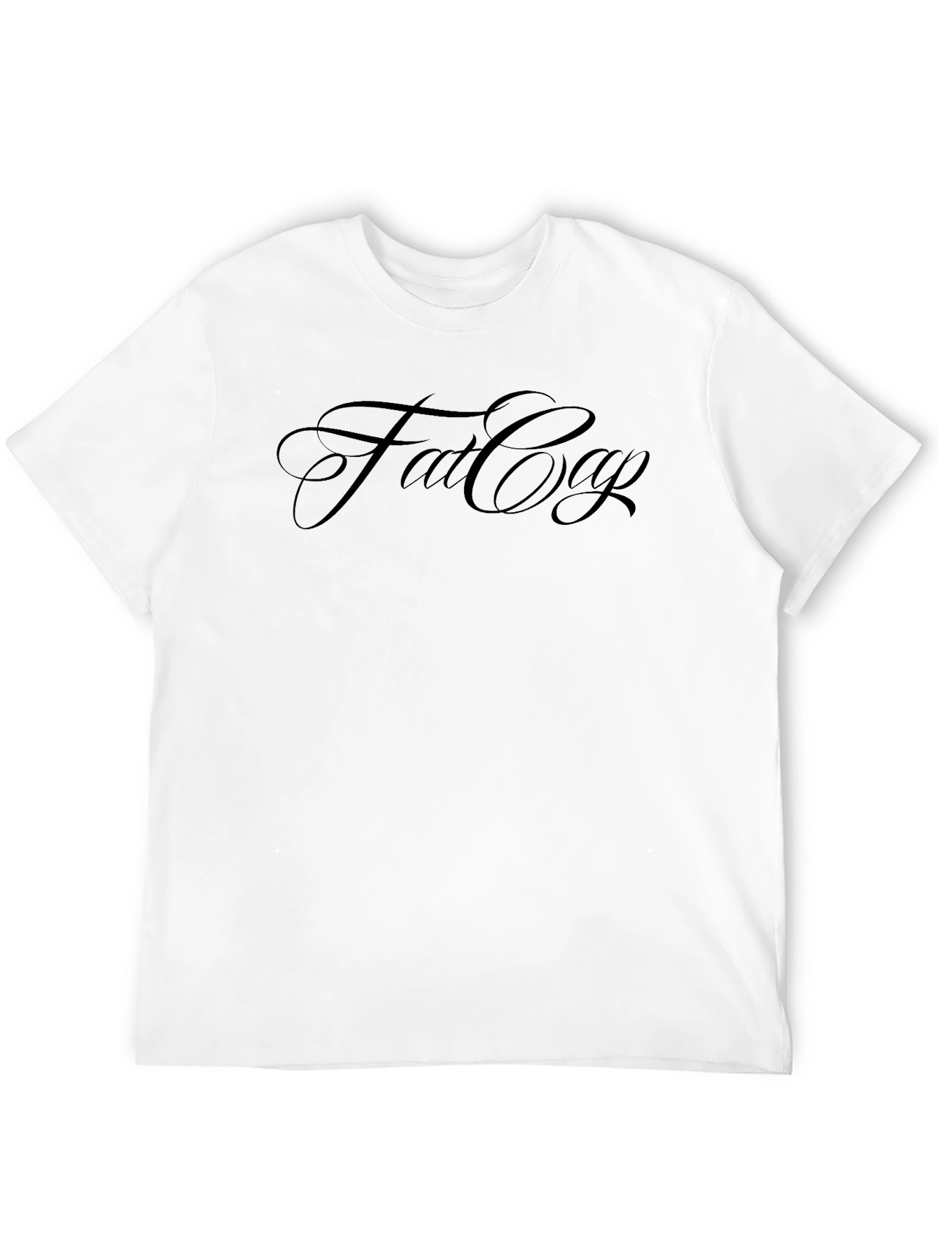 Fat Cap Black Graphic Tee - Stylish Streetwear