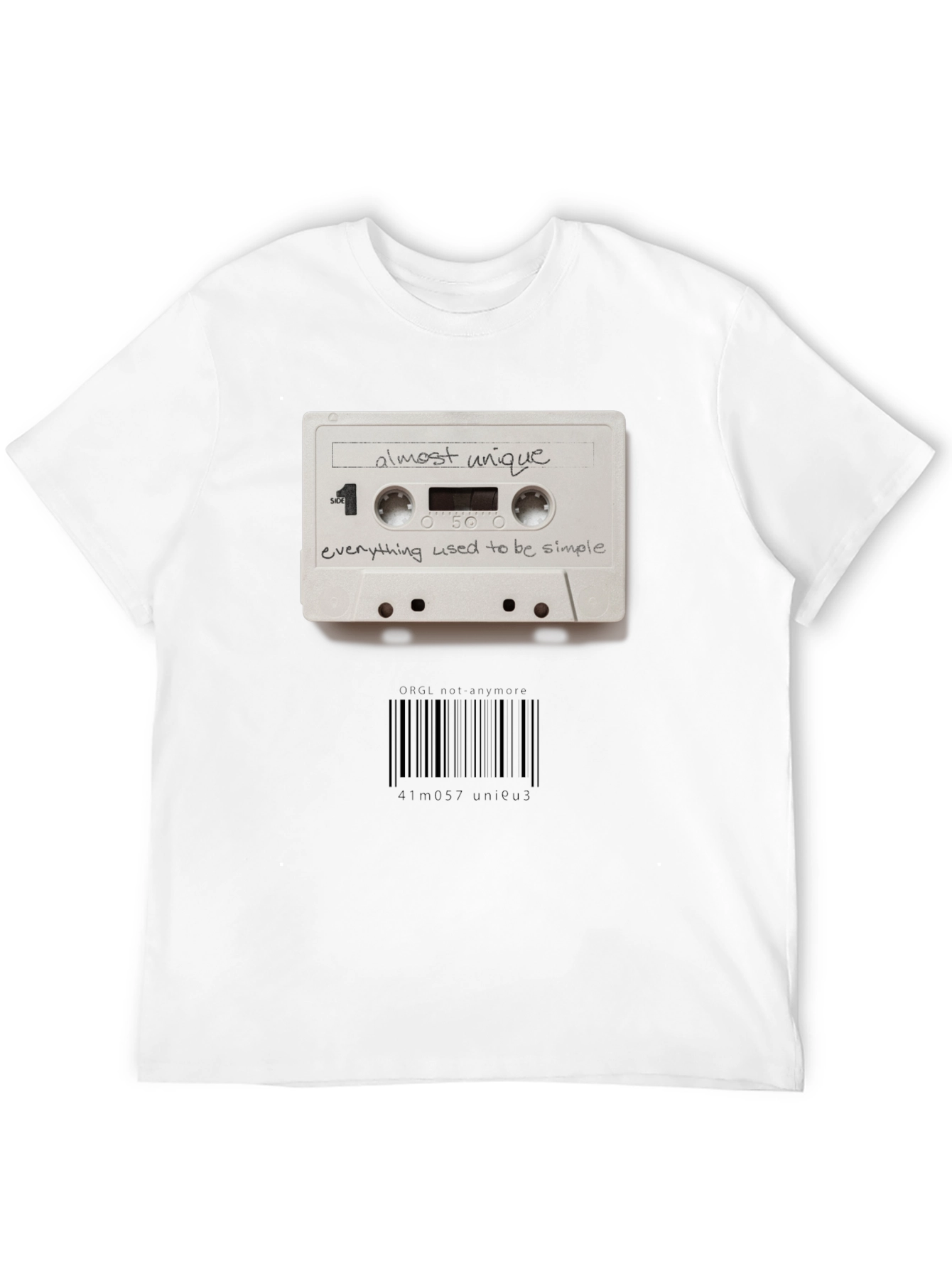 Almost Unique Cassette Tape T-Shirt