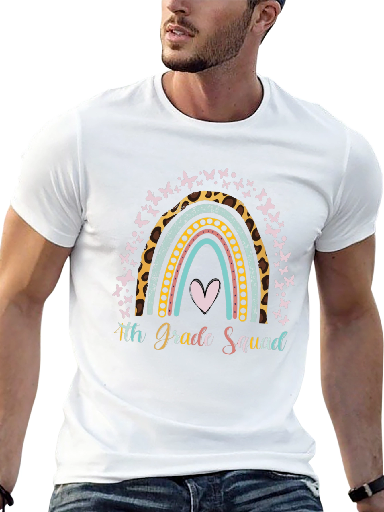 4th Grade Squad Rainbow T-Shirt