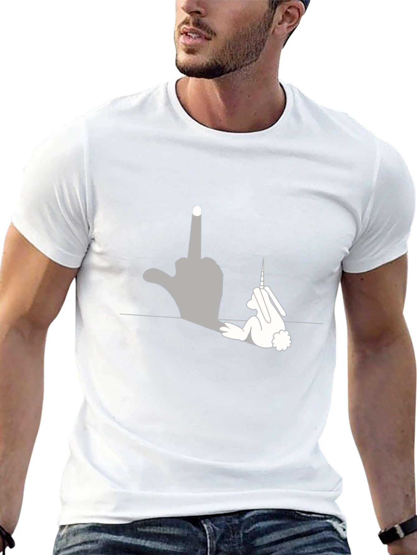 Funny Unicorn Shadow T-Shirt