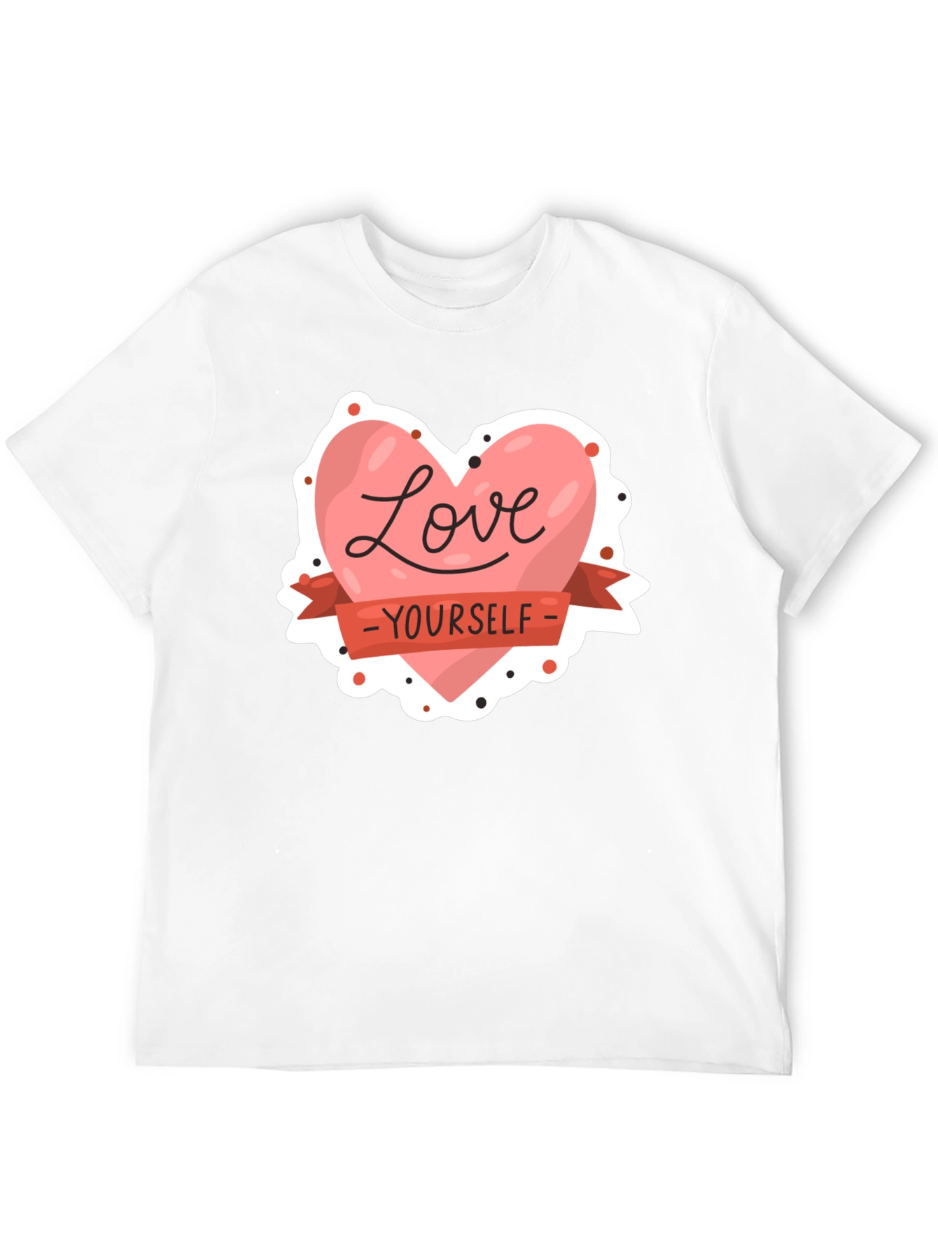Love Yourself Graphic Tee - Stylish Black Shirt