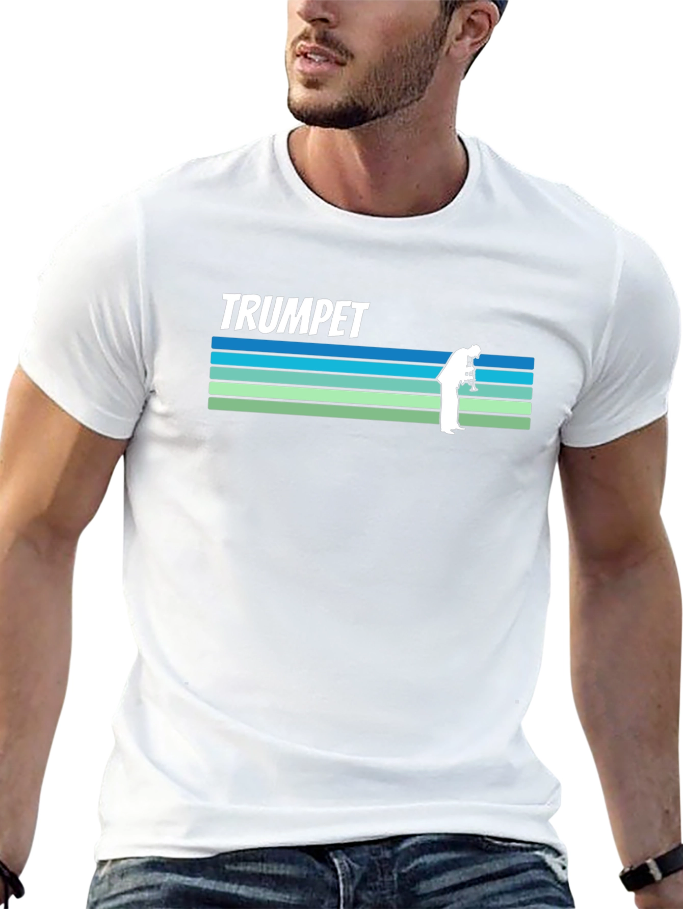 Trumpet Player Graphic T-Shirt