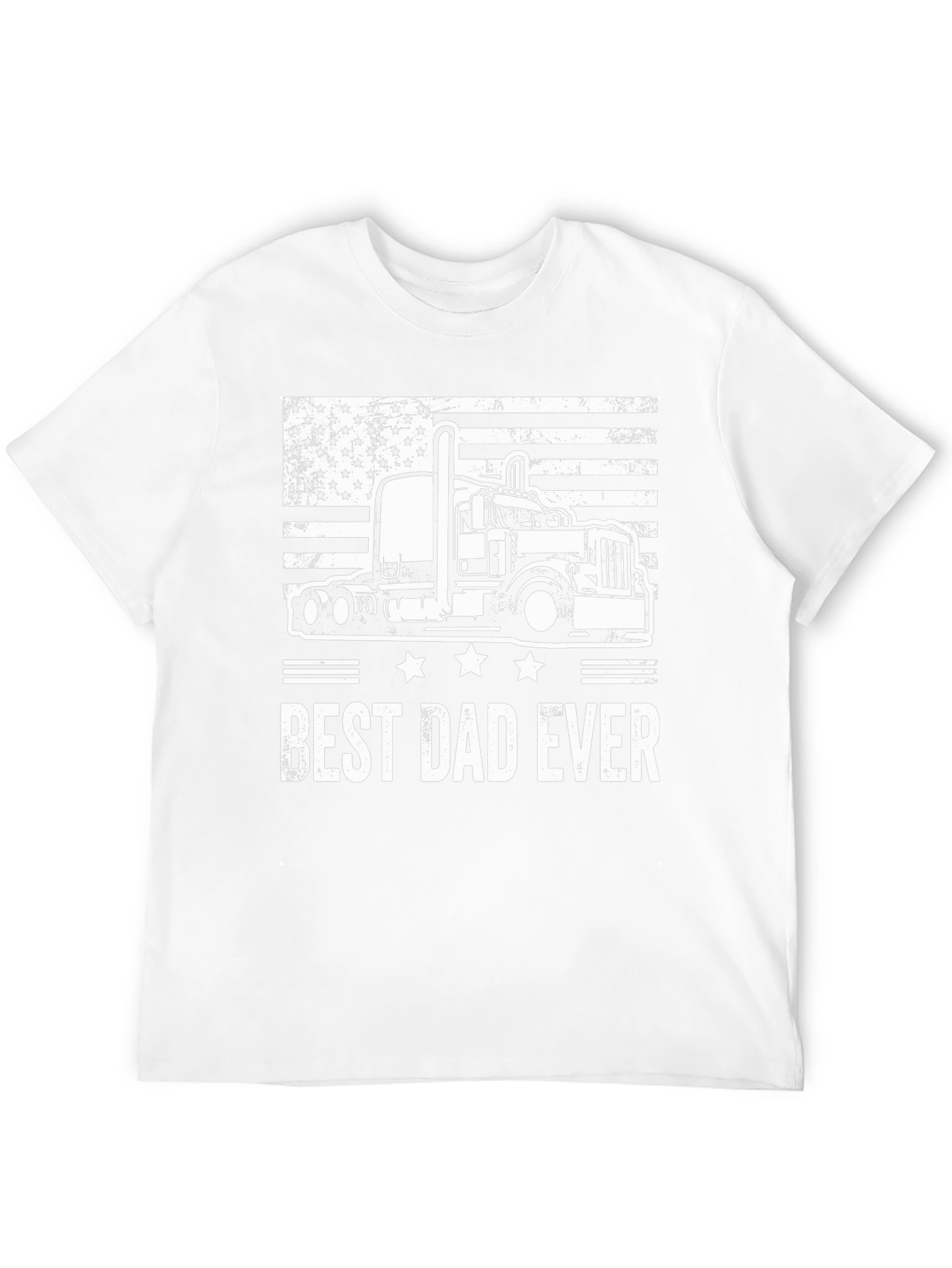 Best Dad Ever Trucker T-Shirt