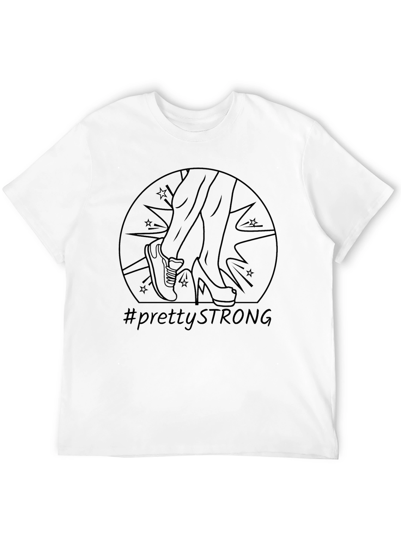 Pretty Strong Graphic Tee - Black
