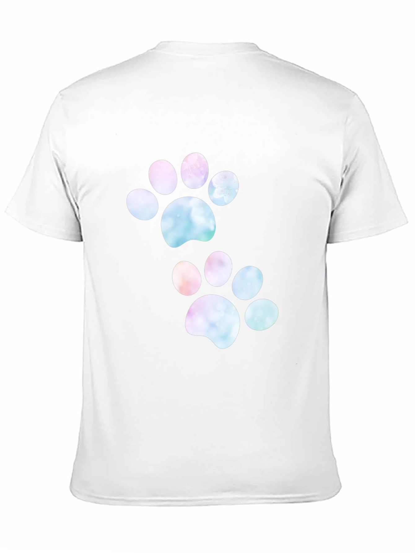 Paw Print T-Shirt – Dog Lover Graphic Tee Casual Gift