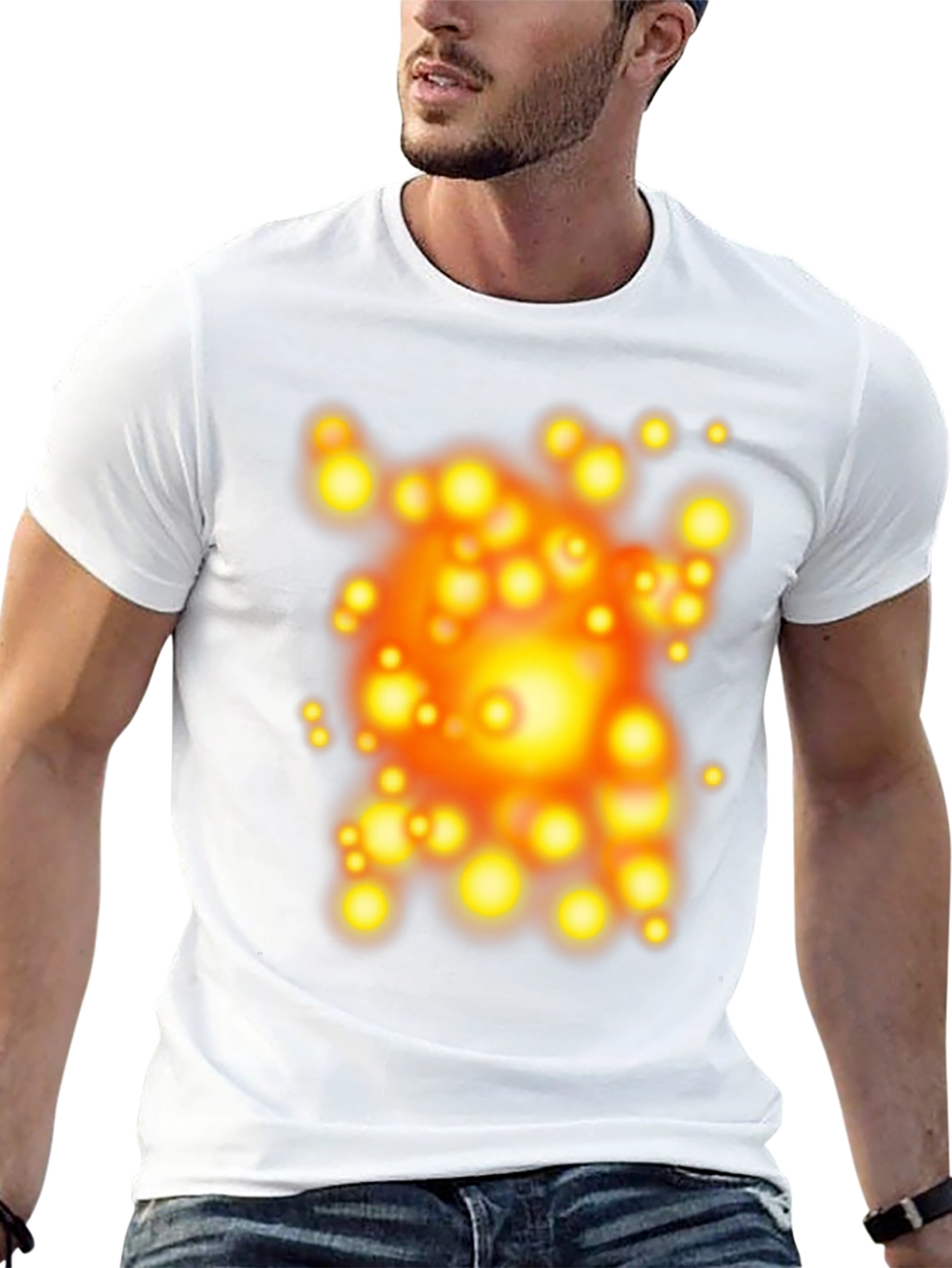 Abstract Orb Black T-Shirt