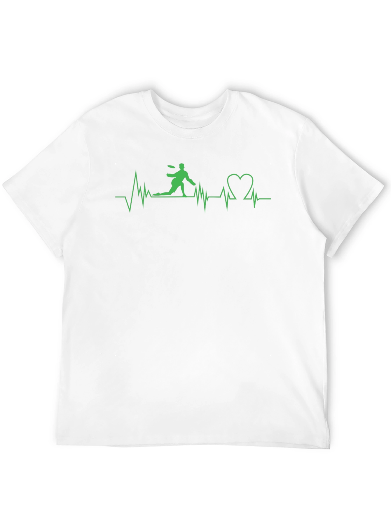 Frisbee Heartbeat T-Shirt - Love Ultimate Disc