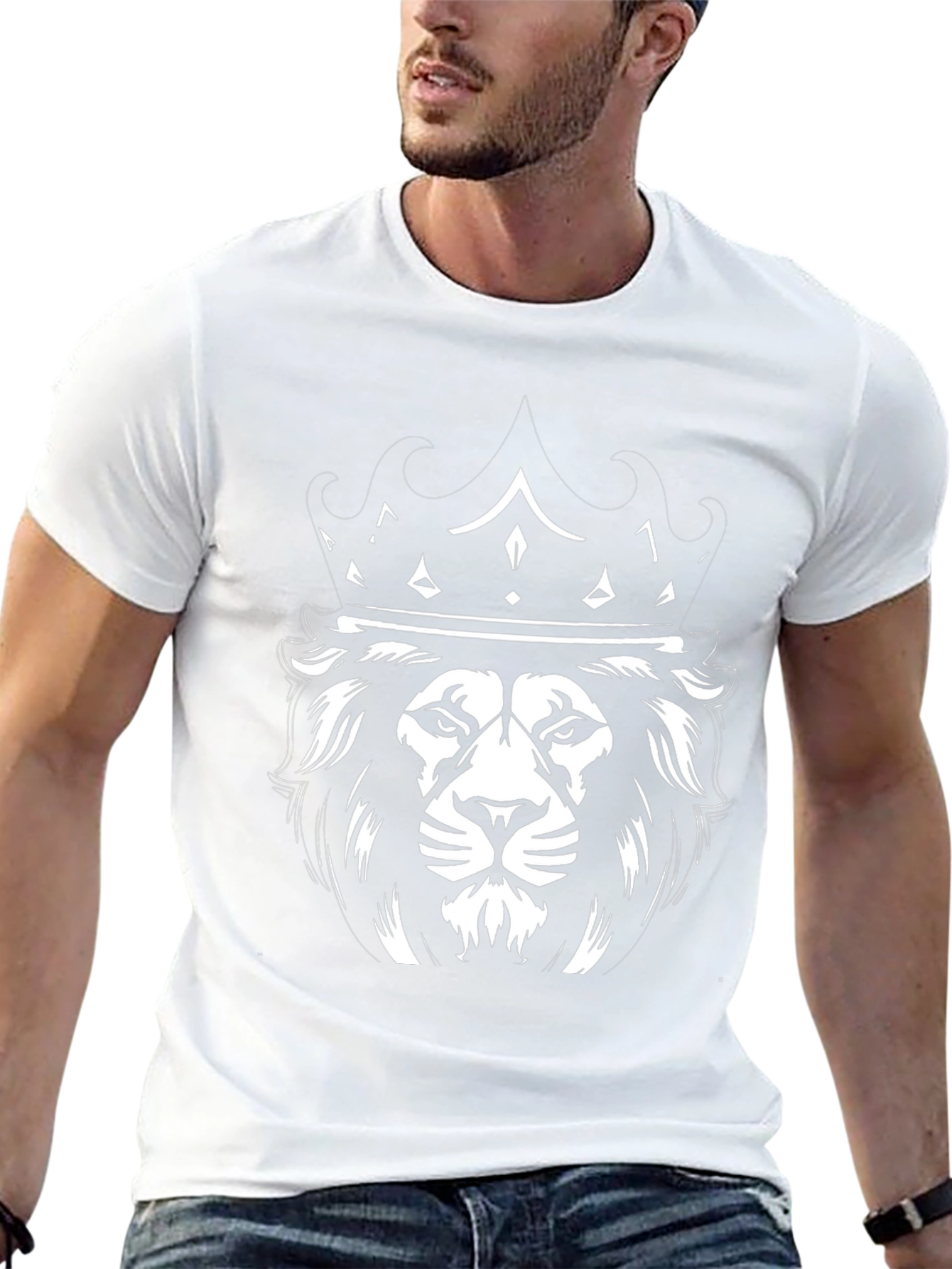 Lion King Graphic Tee - Black Cotton T-Shirt