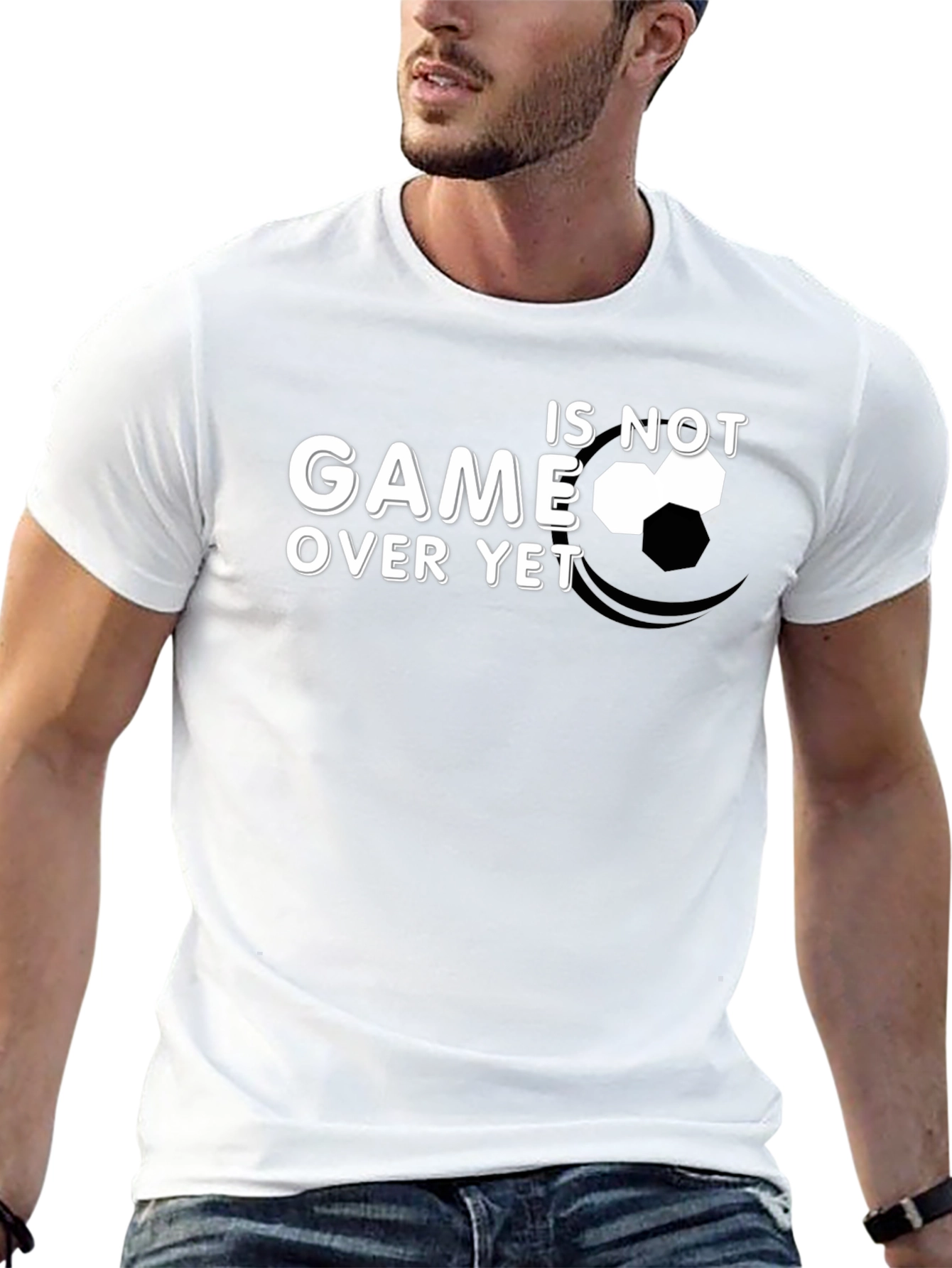 Game Over Yet? Mens Graphic T-Shirt
