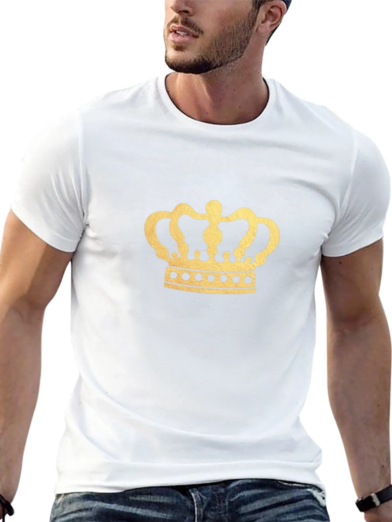 Crown Graphic Tee - Black