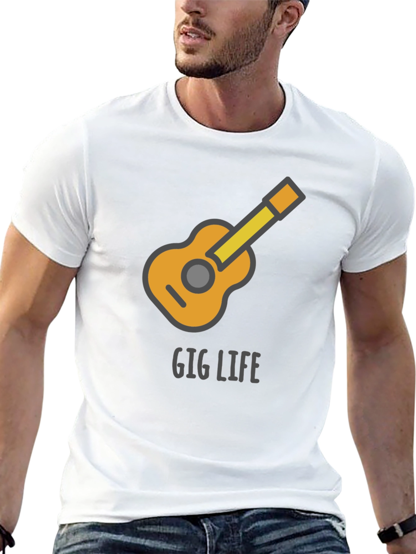 Gig Life Guitar T-Shirt - Musician Graphic Tee