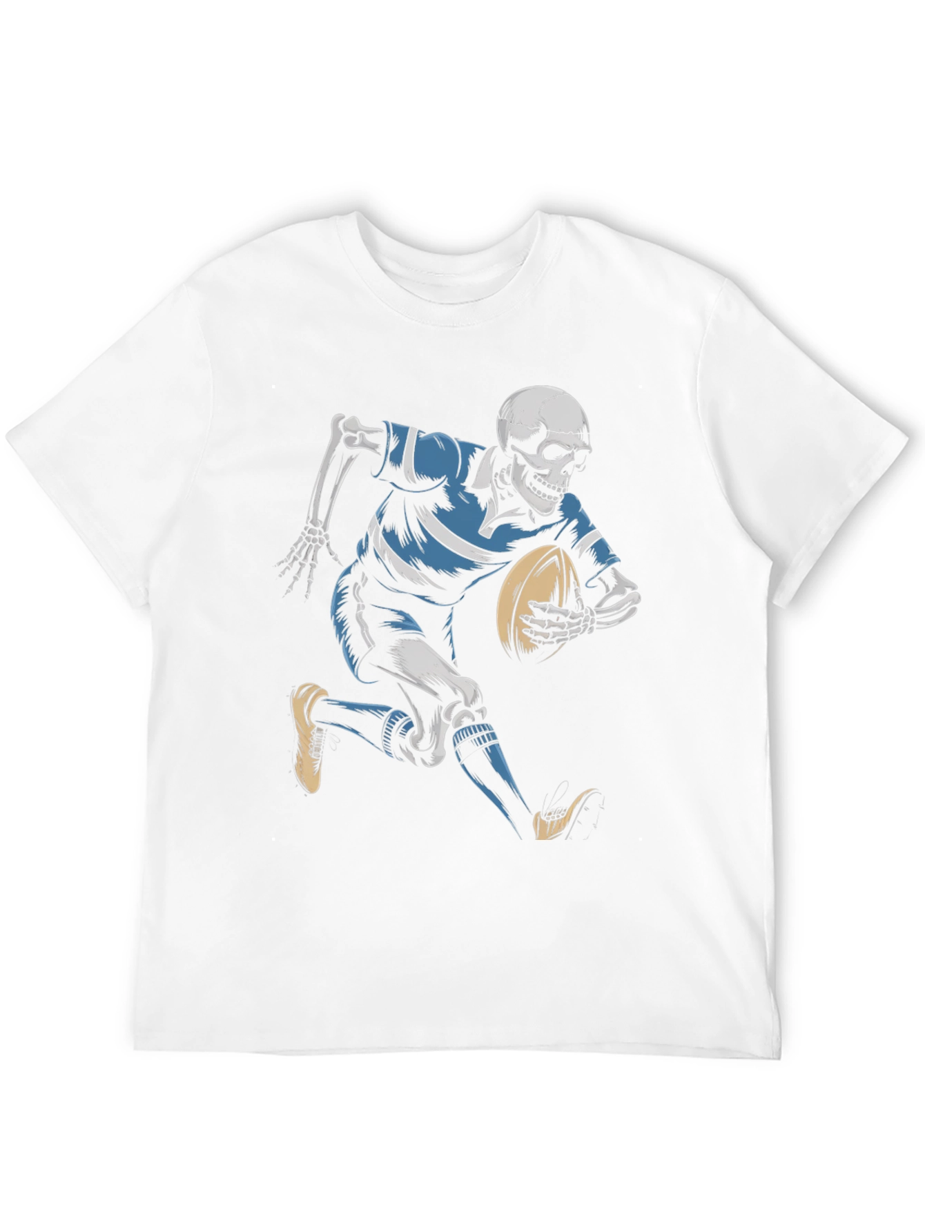 Rugby Skeleton Black T-Shirt