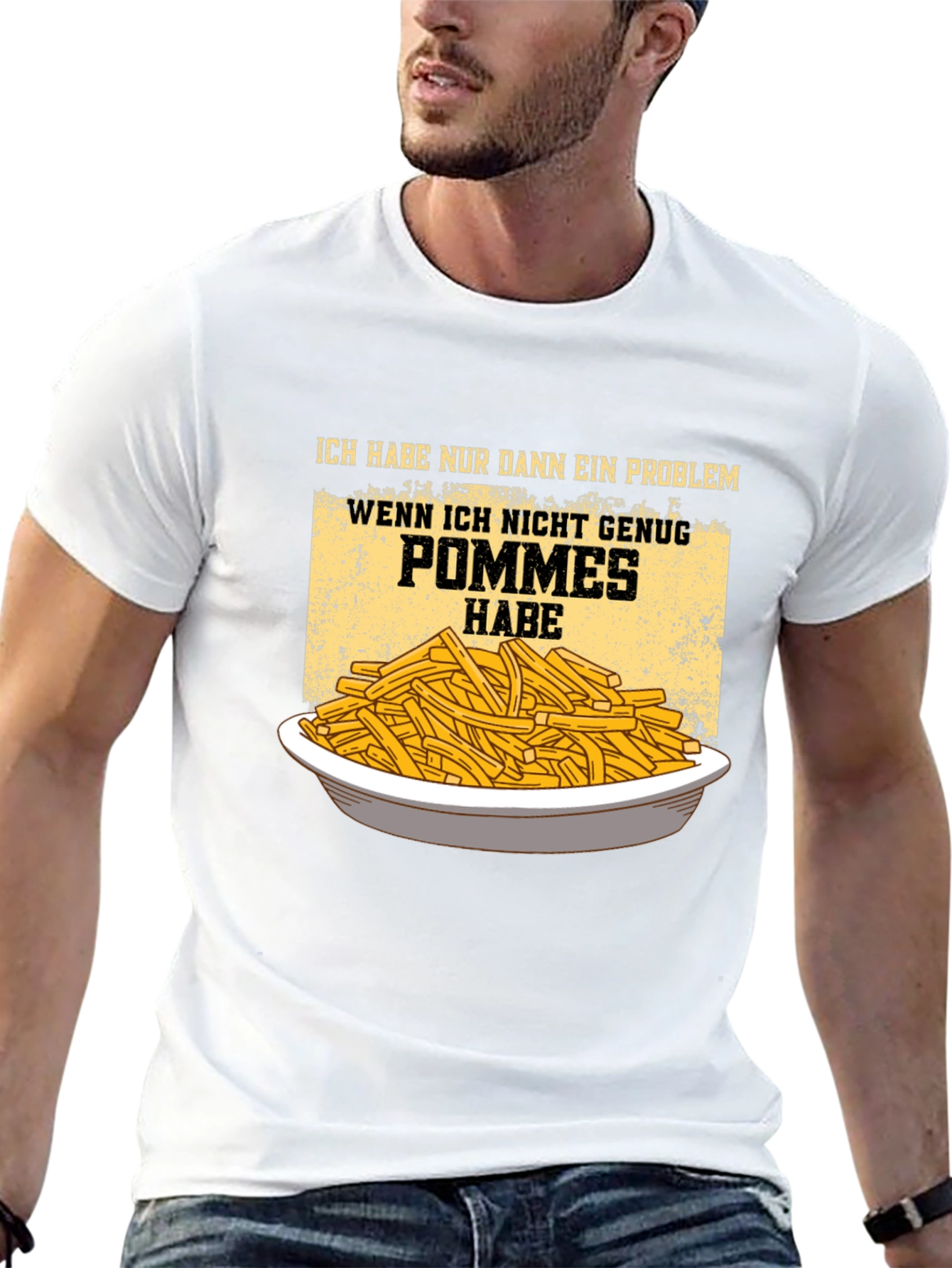 Funny Pommes Frites T-Shirt - I Have a Problem