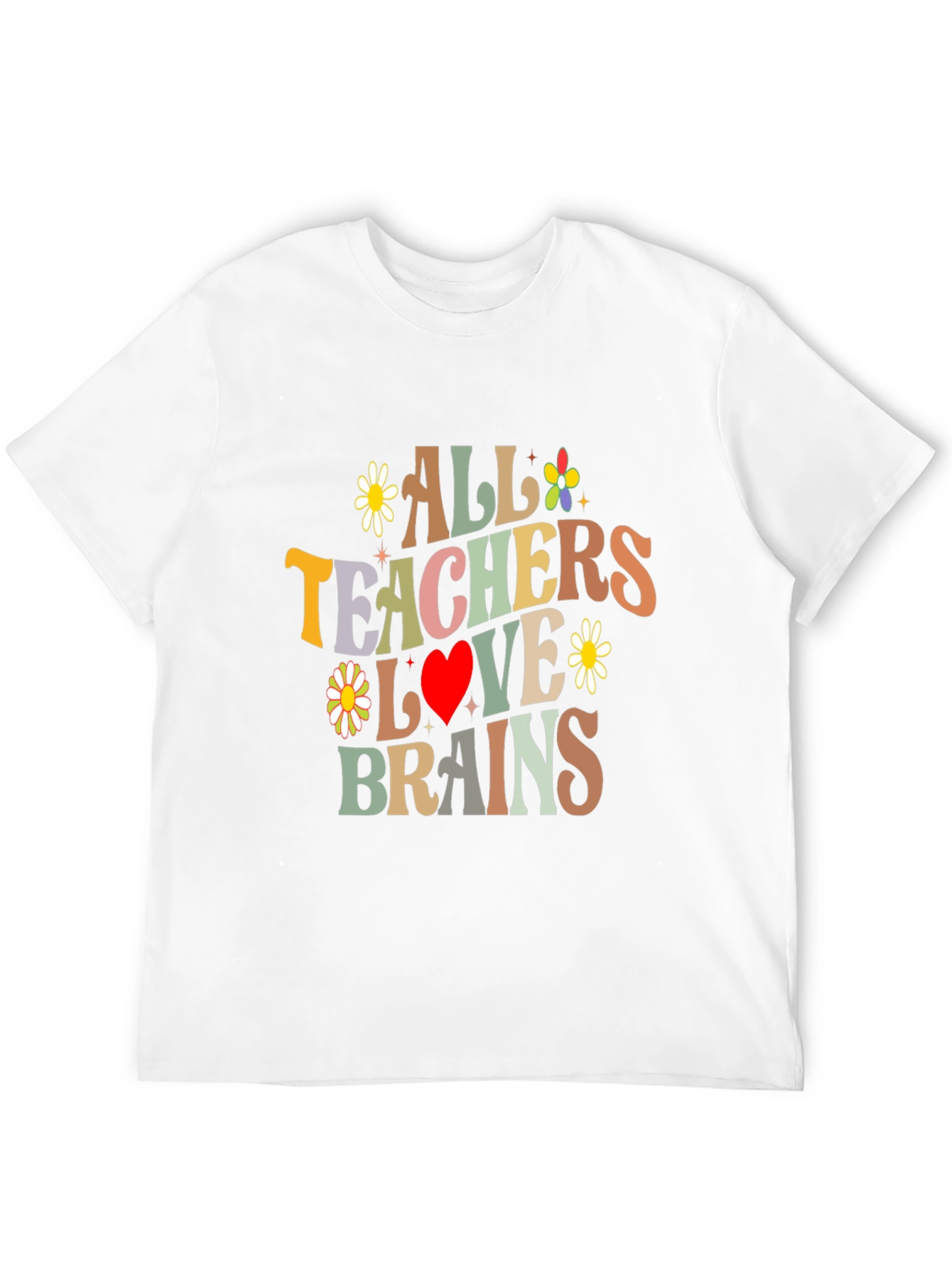 All Teachers Love Brains Graphic Tee