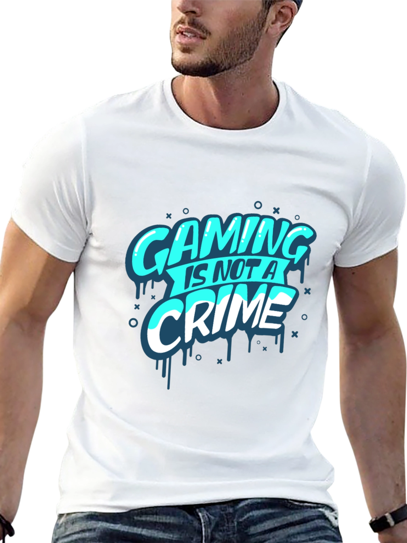 Gaming is Not a Crime T-Shirt - Gamer Tee