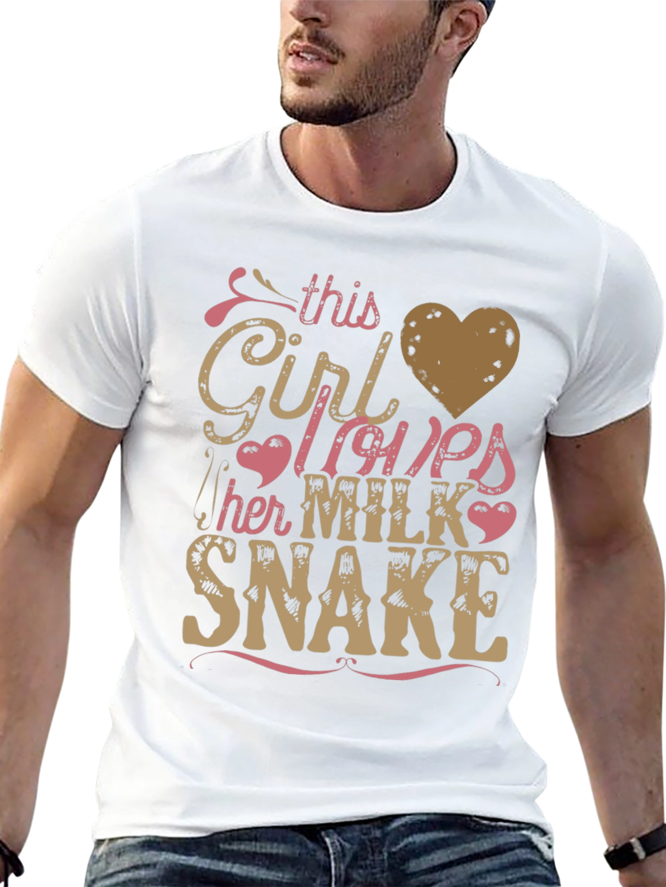 Girl Loves Milk Snake T-Shirt