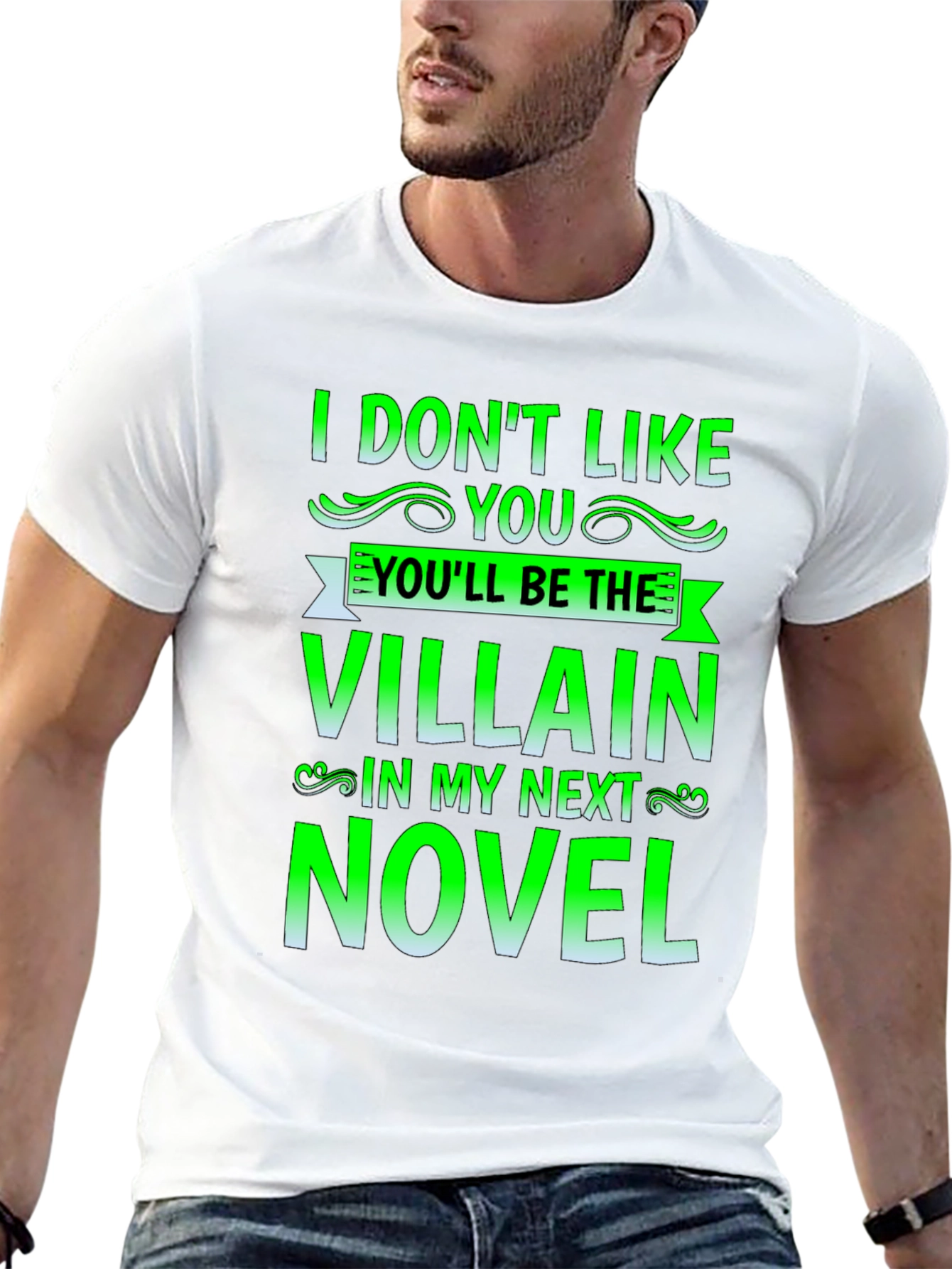 Villain Novel T-Shirt - Funny Book Lover Tee