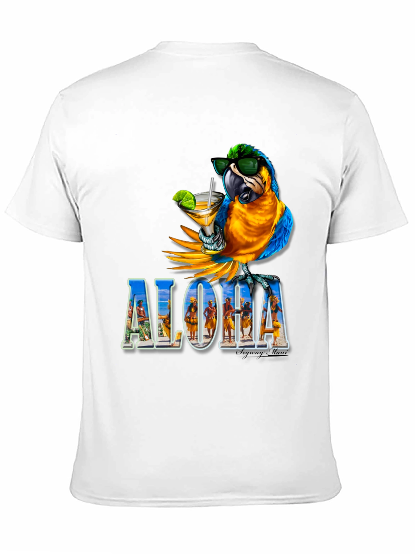 Aloha Parrot Tee - Tropical Vibes