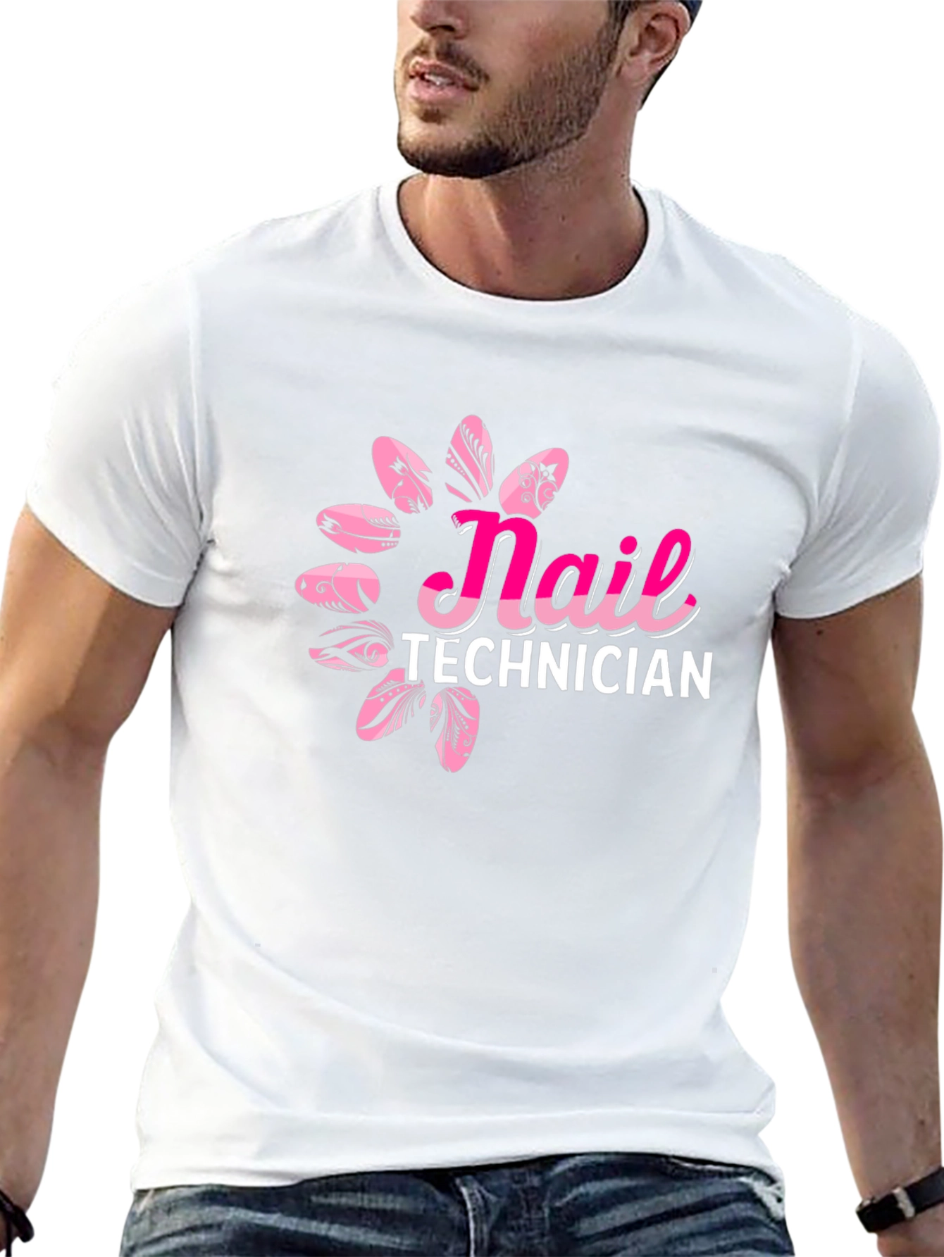 Nail Technician Graphic Tee - Stylish Salon Apparel