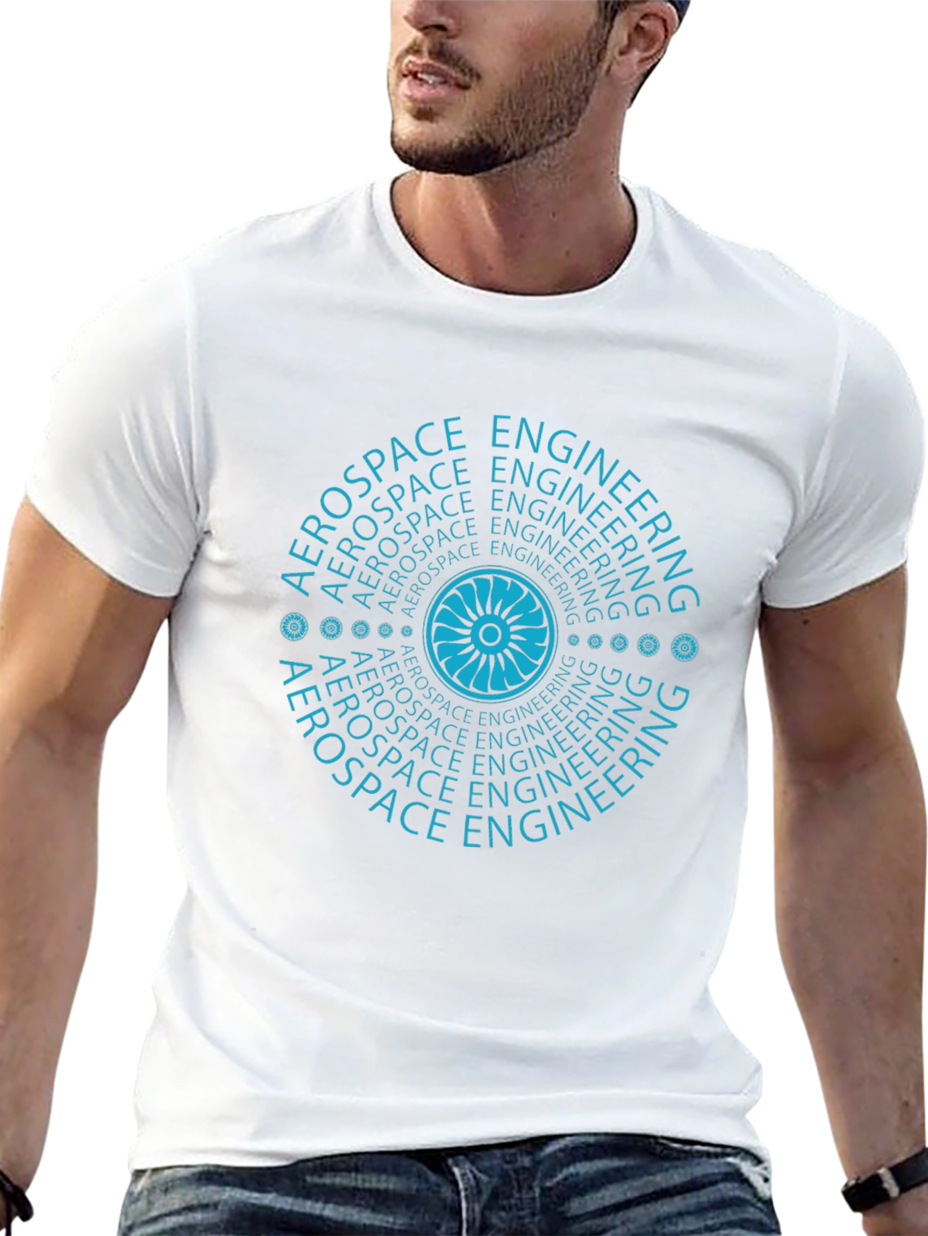 Aerospace Engineering Graphic Tee - Stylish Black T-Shirt