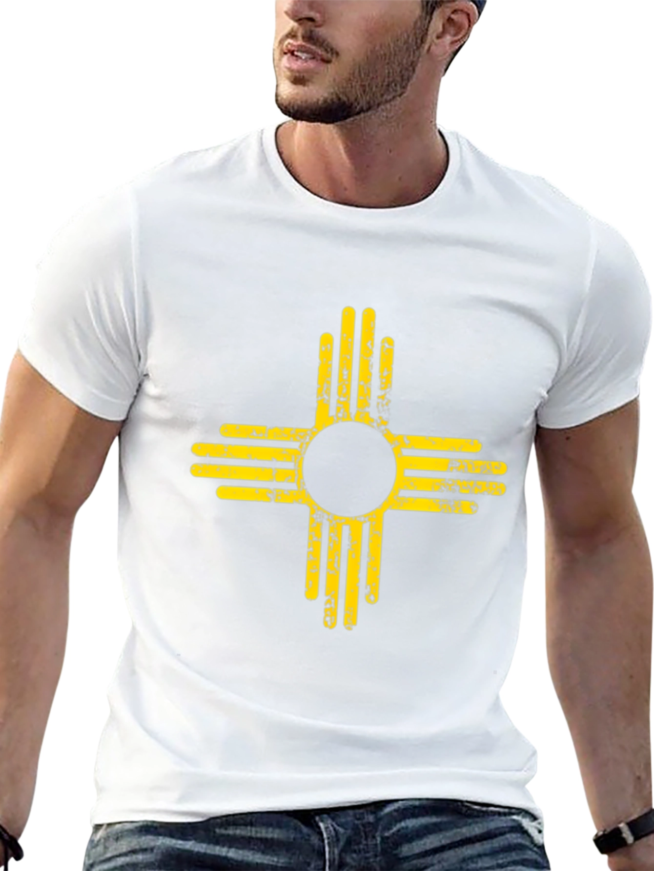 Albuquerque Zia Symbol Black T-Shirt