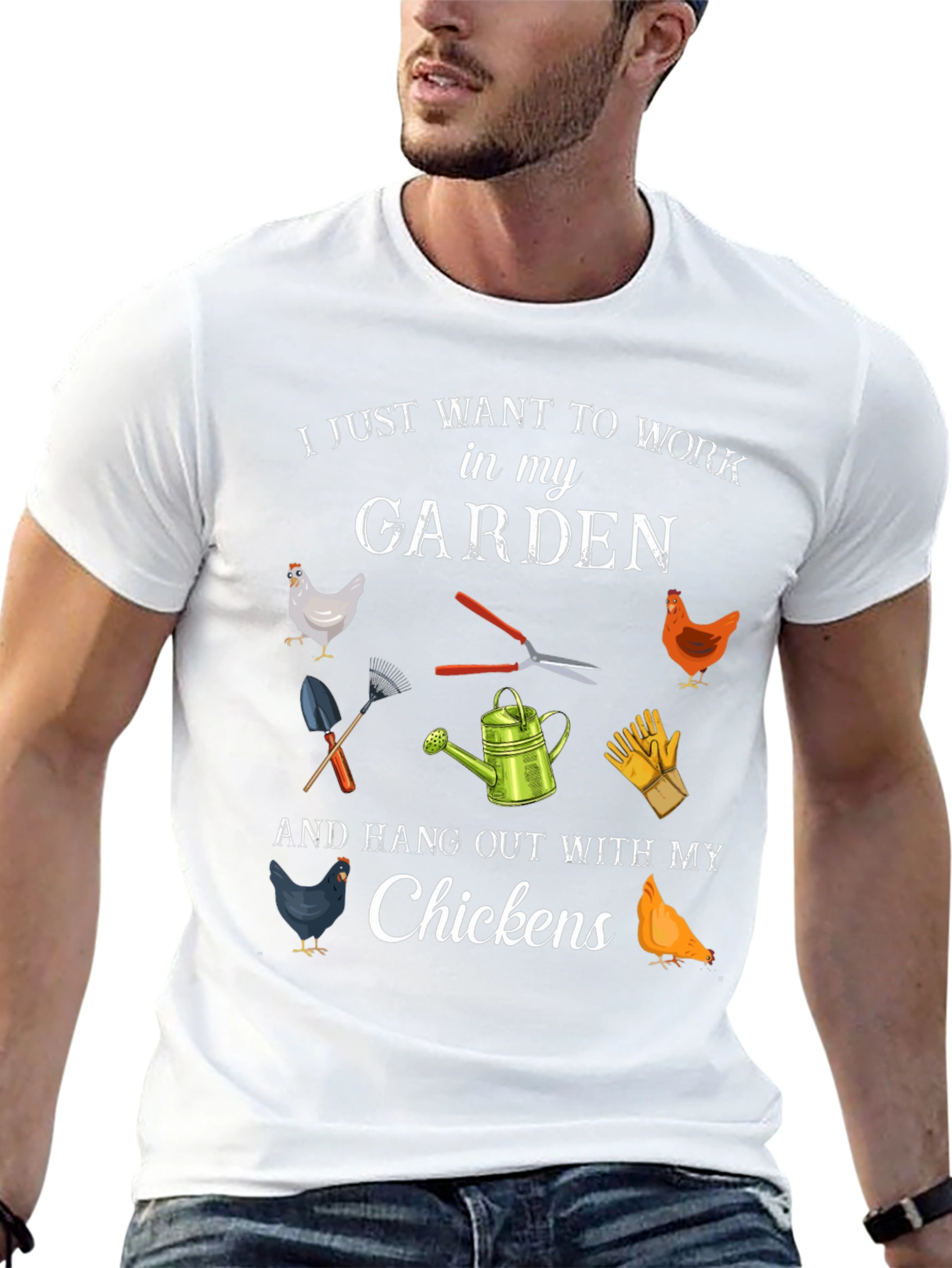 Gardening & Chickens T-Shirt